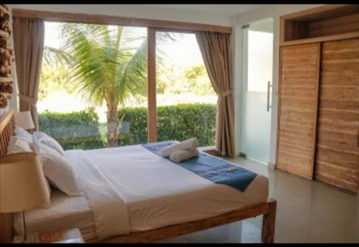 View (from property/room), Bed in D'sawah Villa
