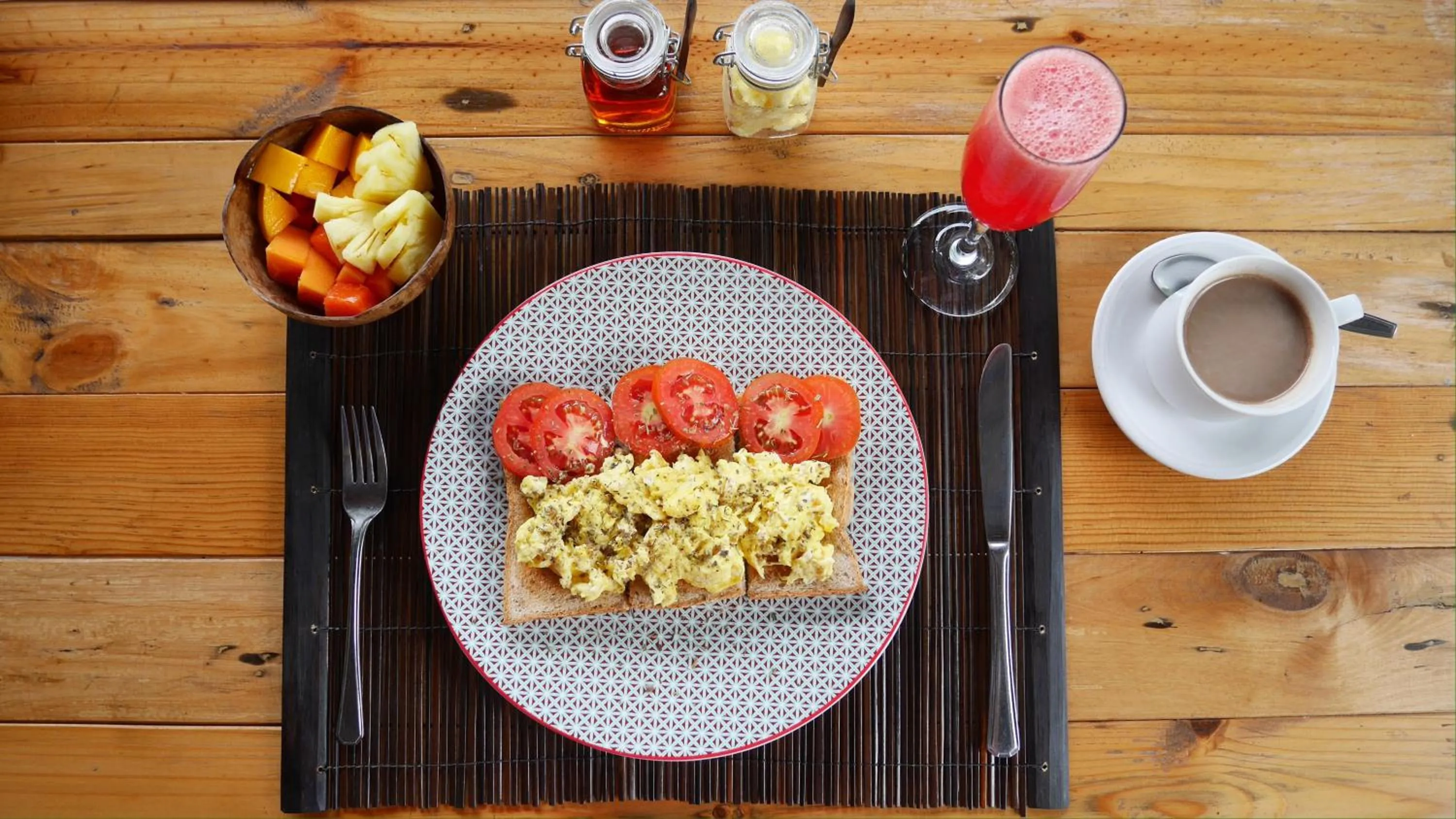 Food in D'sawah Villa