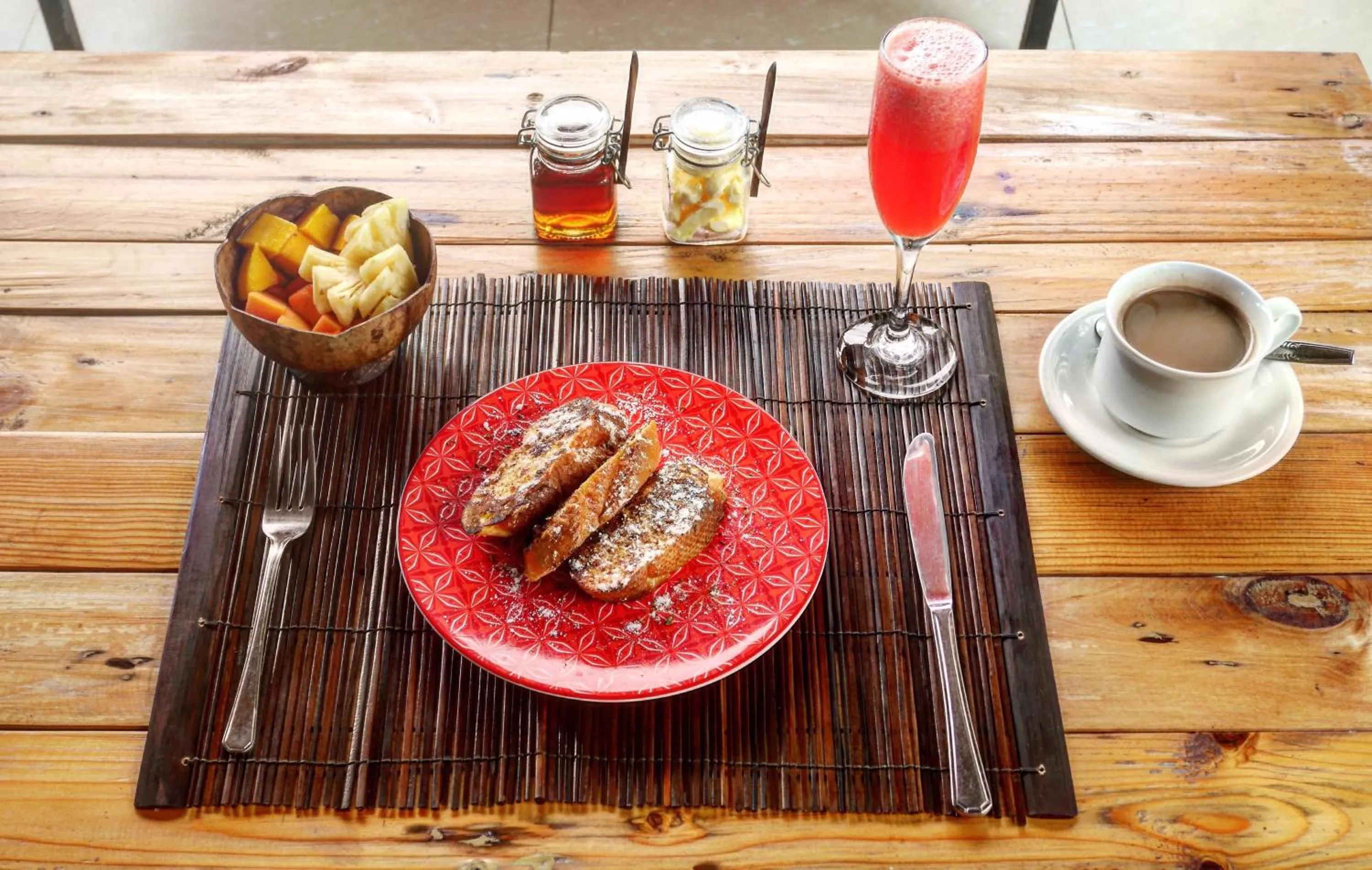 Food in D'sawah Villa