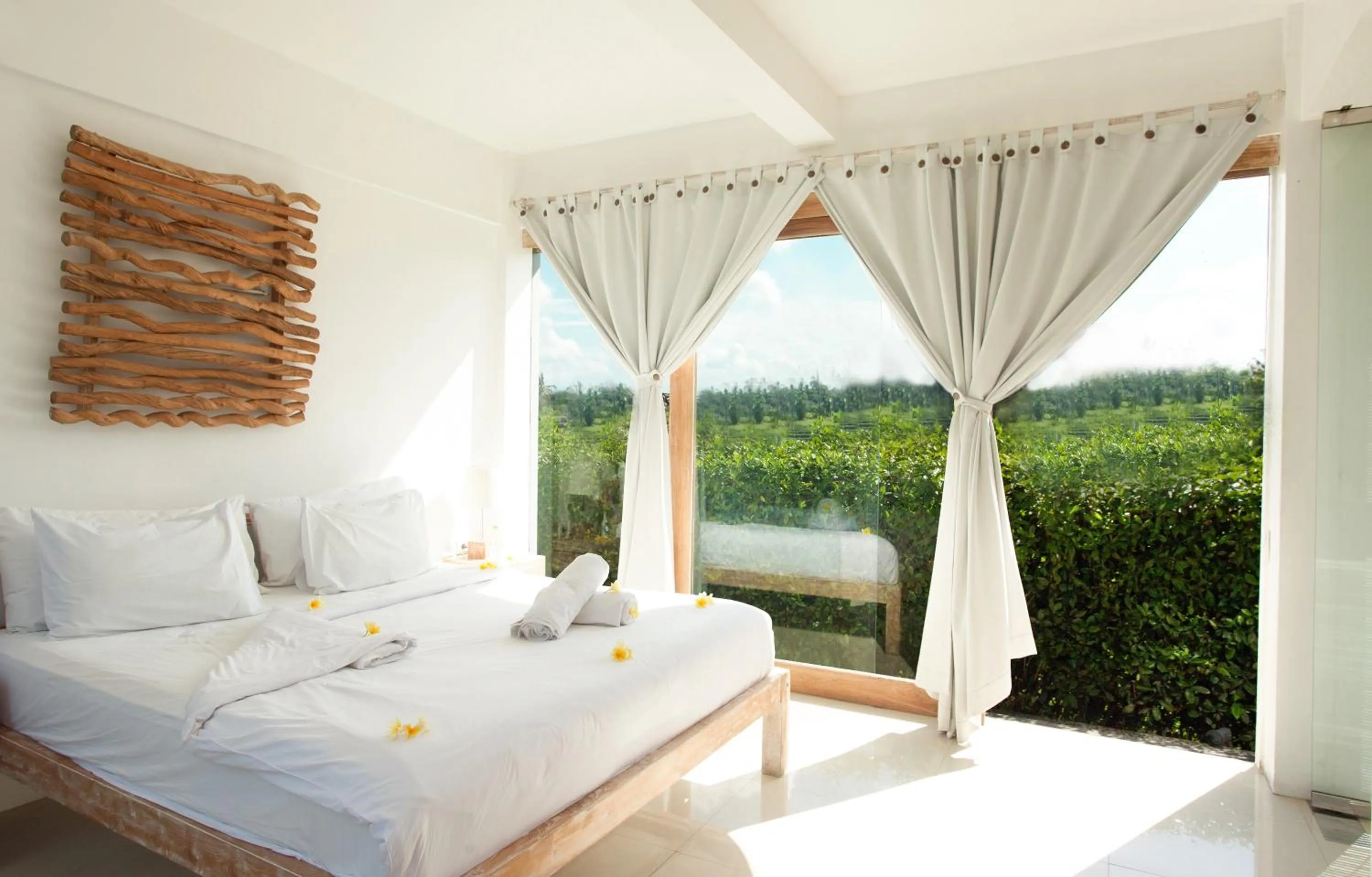 Bed in D'sawah Villa