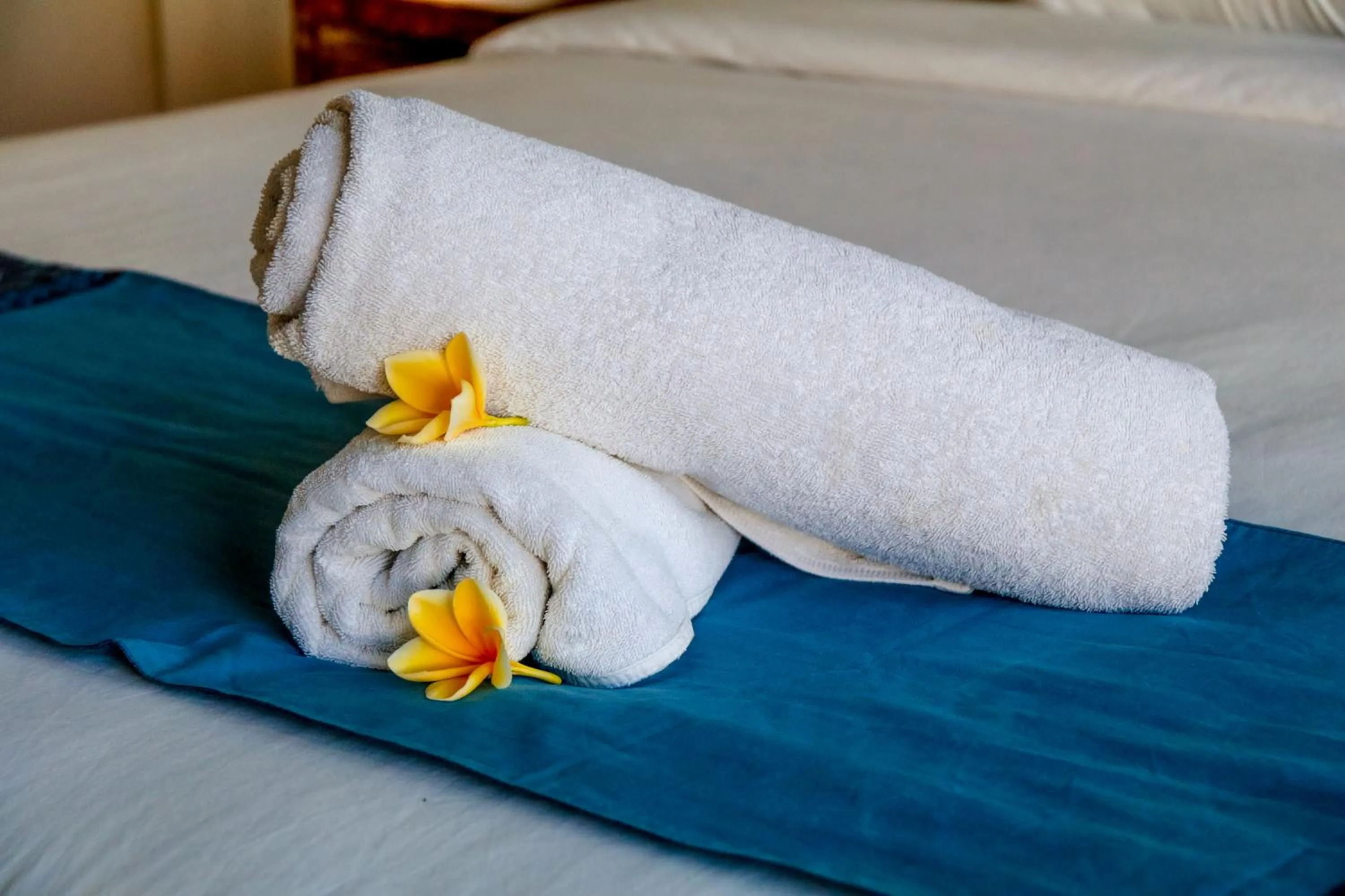 Bed in D'sawah Villa