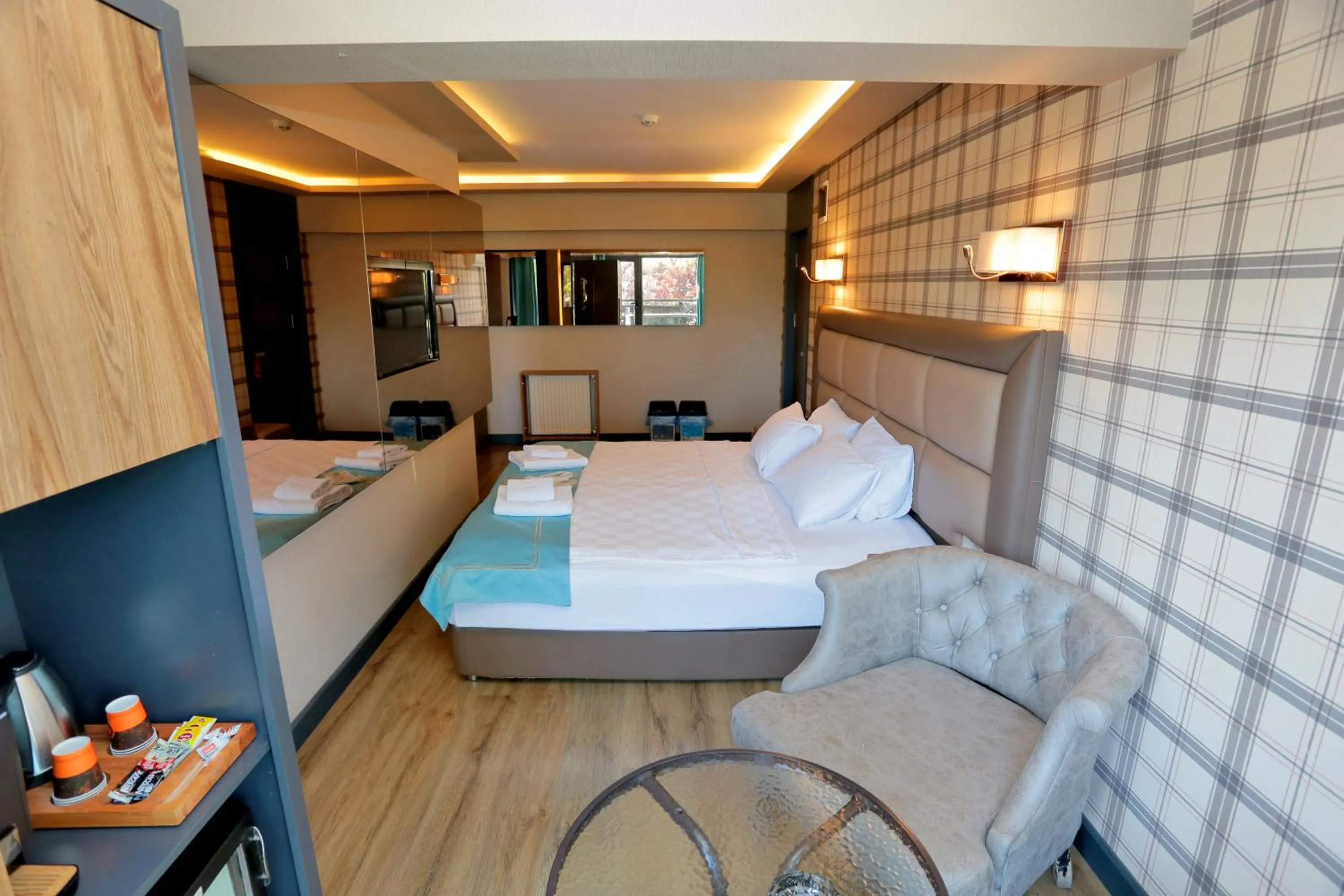 Bed in Turkuaz Hotel