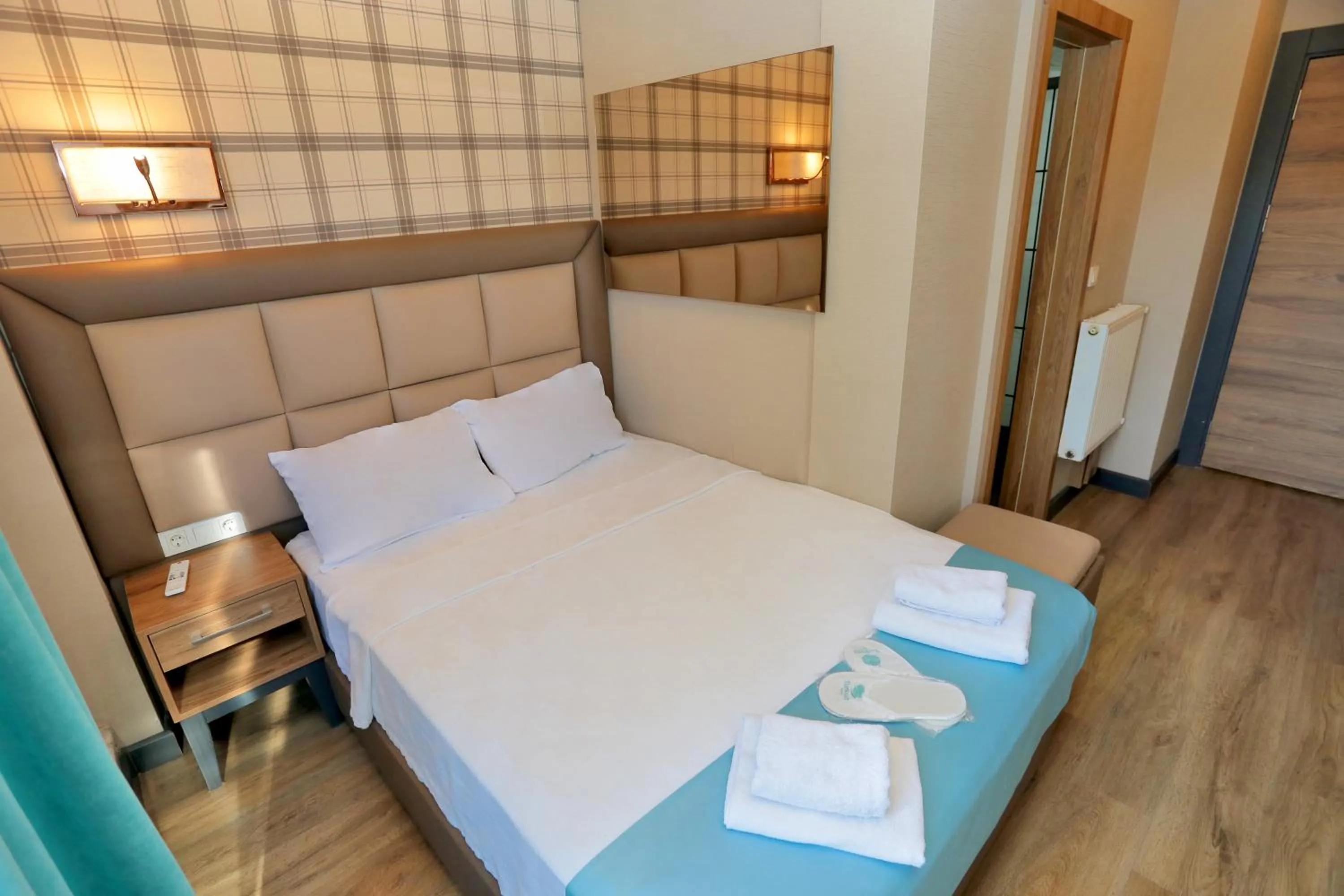 Bed in Turkuaz Hotel
