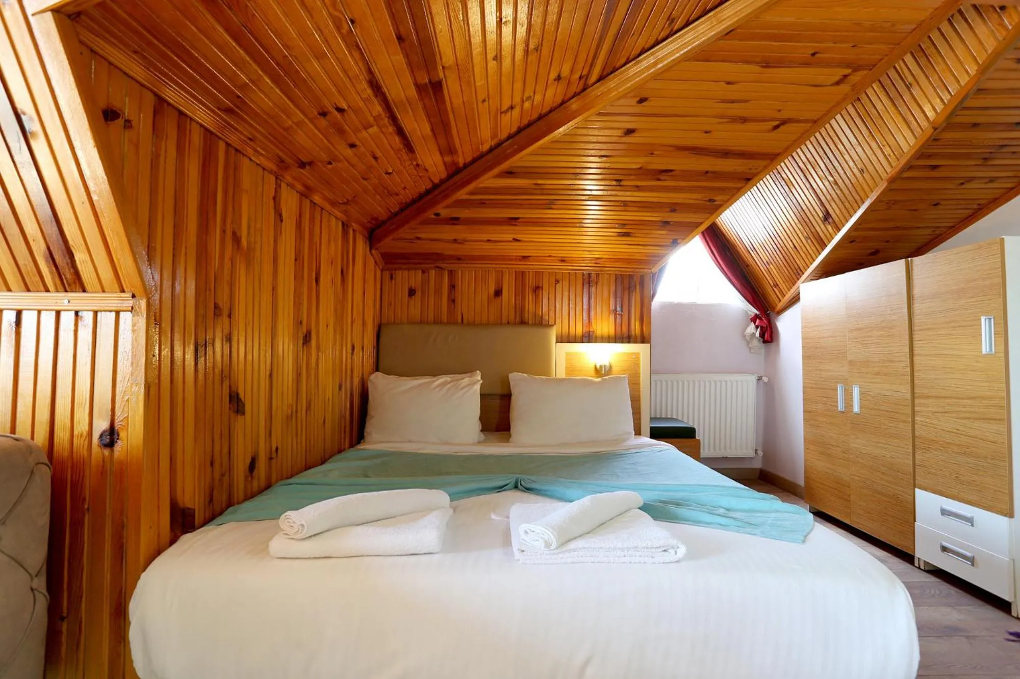 Bed in Turkuaz Hotel