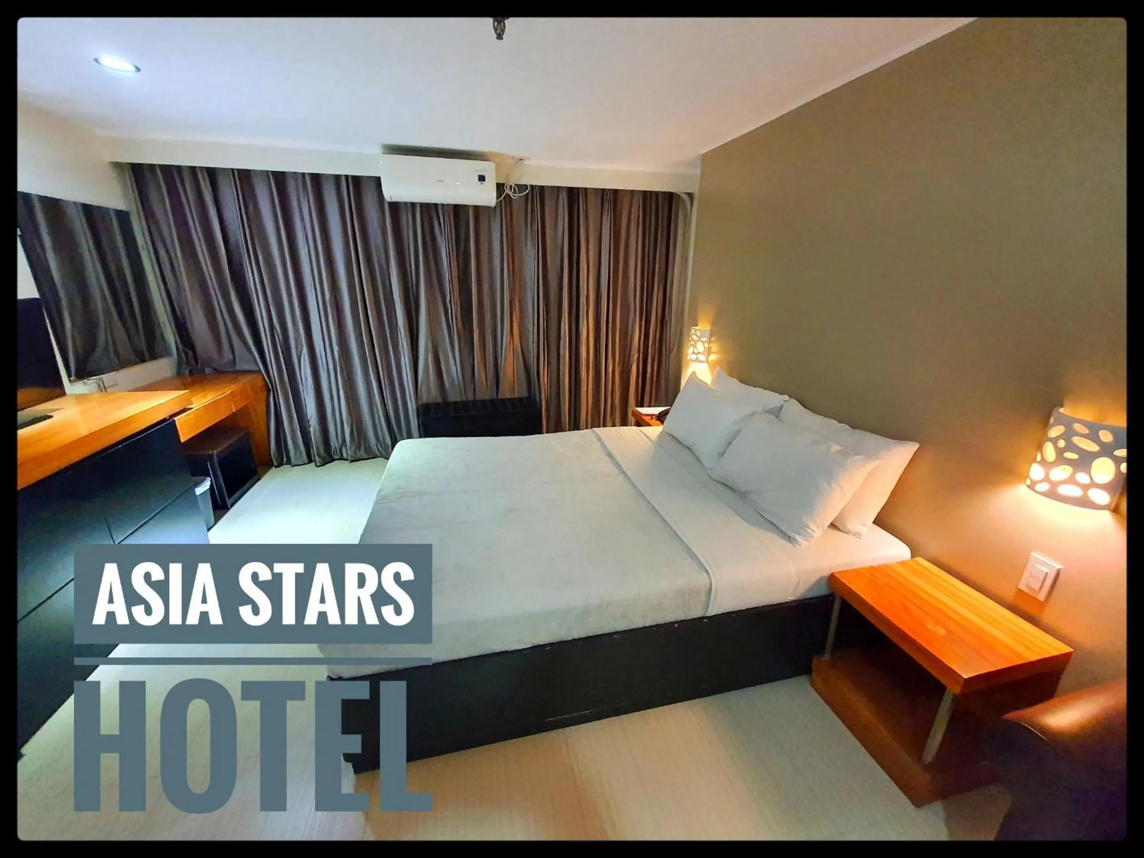 Bed in Asia Stars Hotel