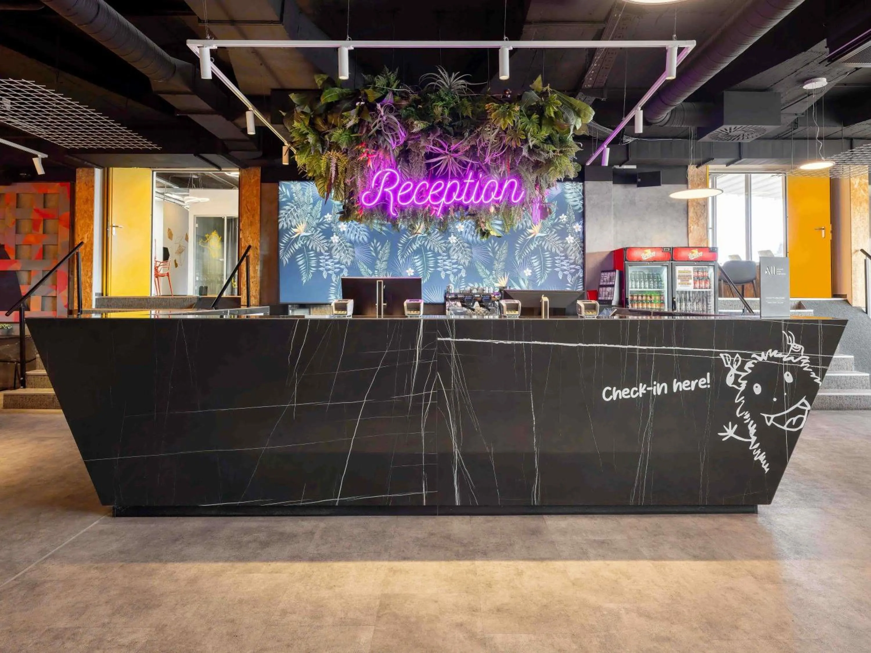 Property building in ibis Styles Ljubljana The Fuzzy Log