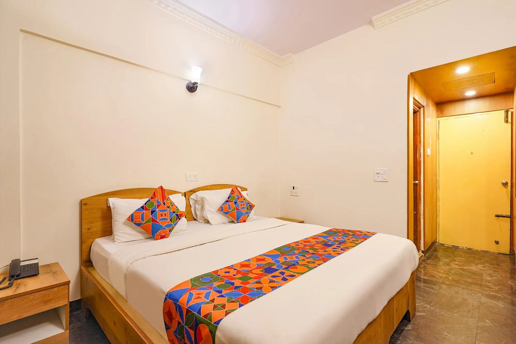 Bed in FabHotel Spiro Grand