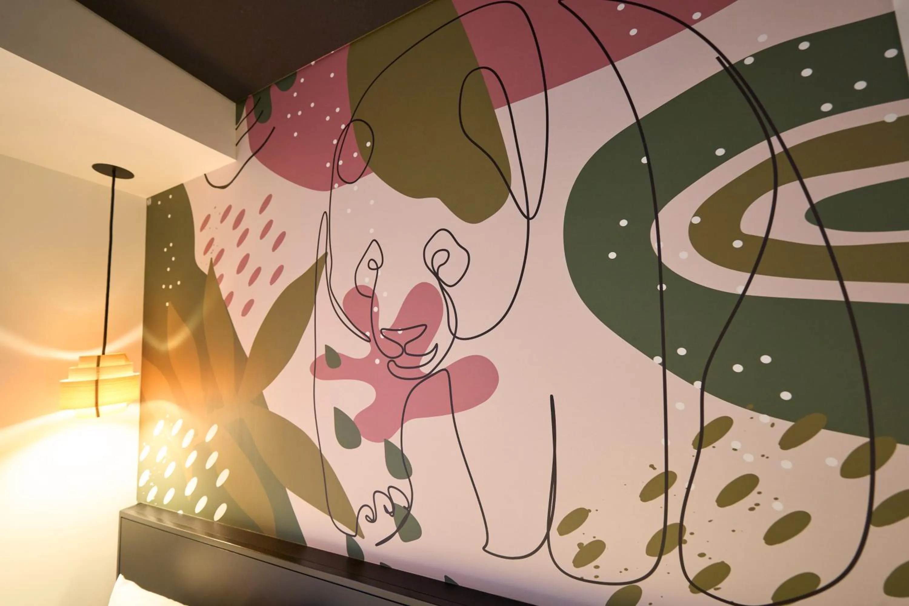 Decorative detail in Hotel Resol Ueno