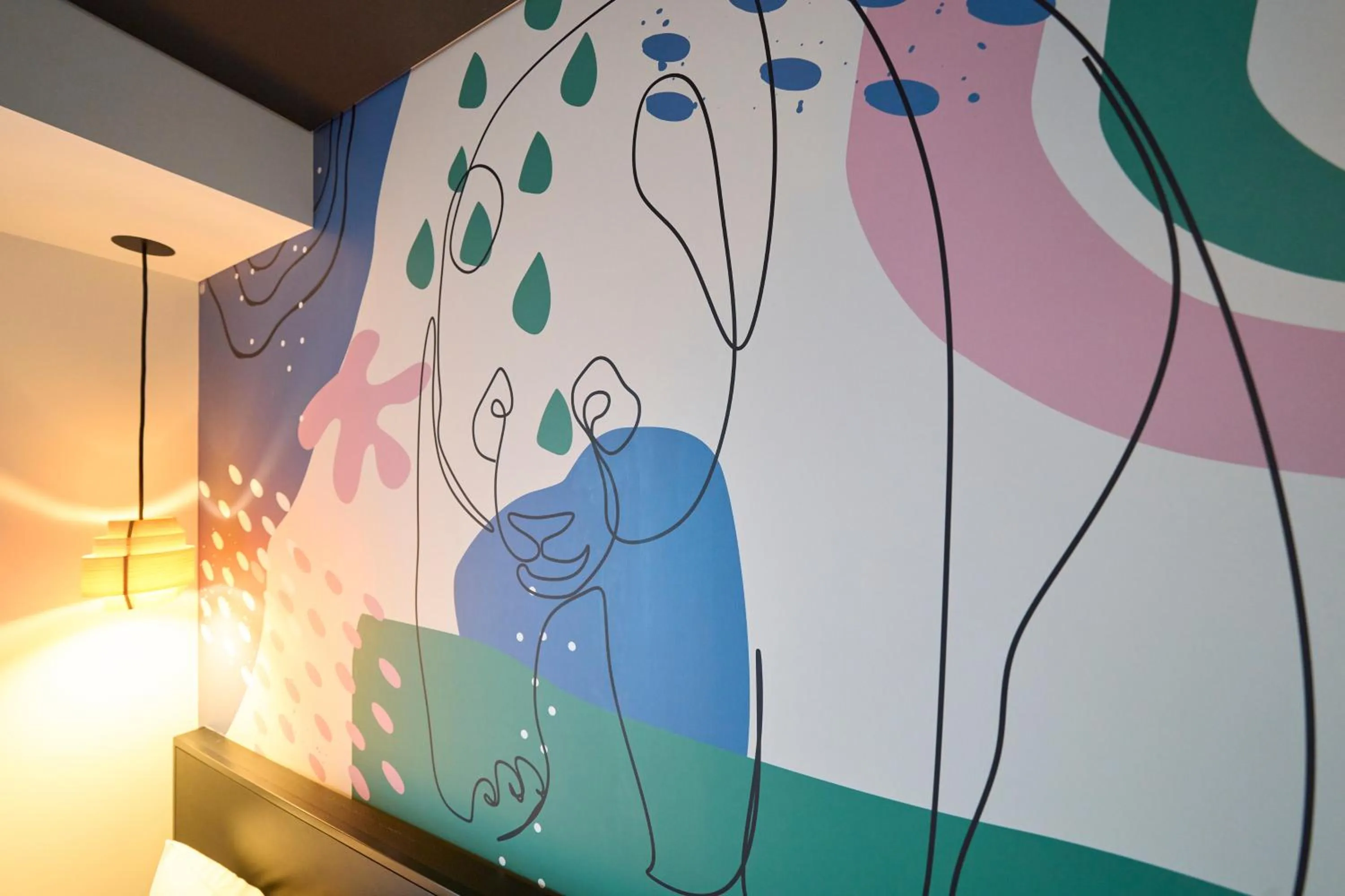 Decorative detail in Hotel Resol Ueno