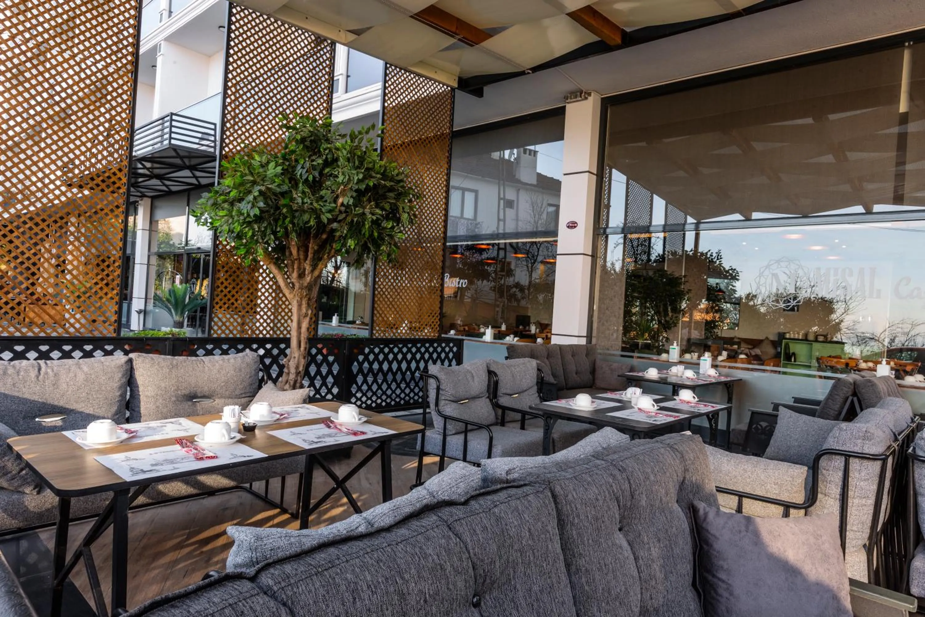 Patio in Misal Hotel Trabzon