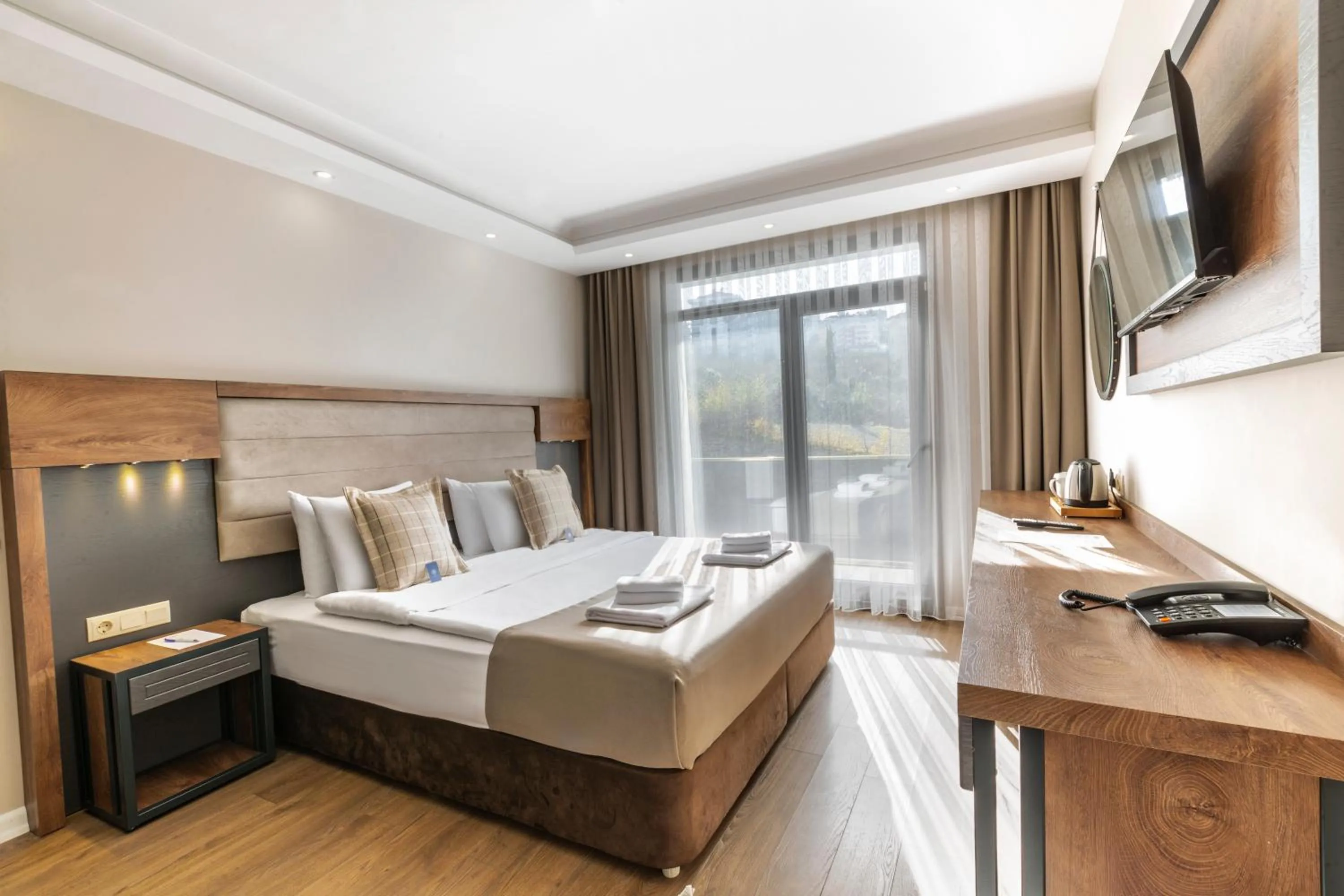 Bed in Misal Hotel Trabzon