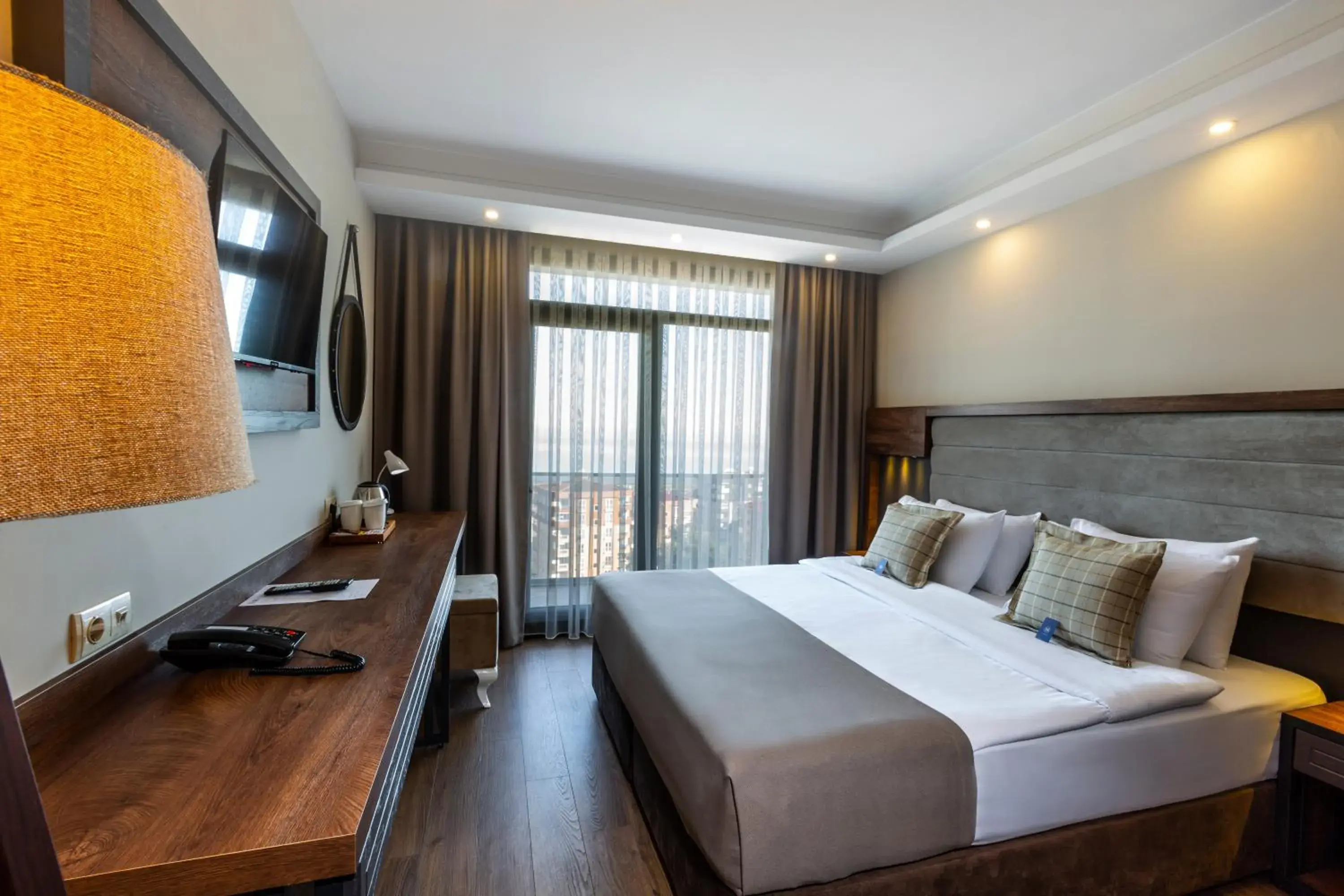 Deluxe Double or Twin Room with City View in Misal Hotel Trabzon Deluxe Double or Twin Room with City View in Misal Hotel Trabzon