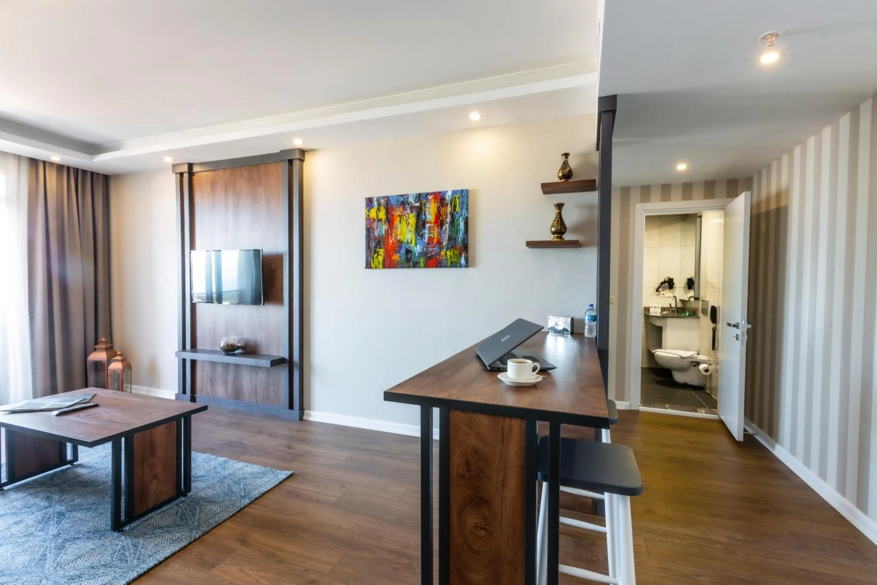 Seating area in Misal Hotel Trabzon