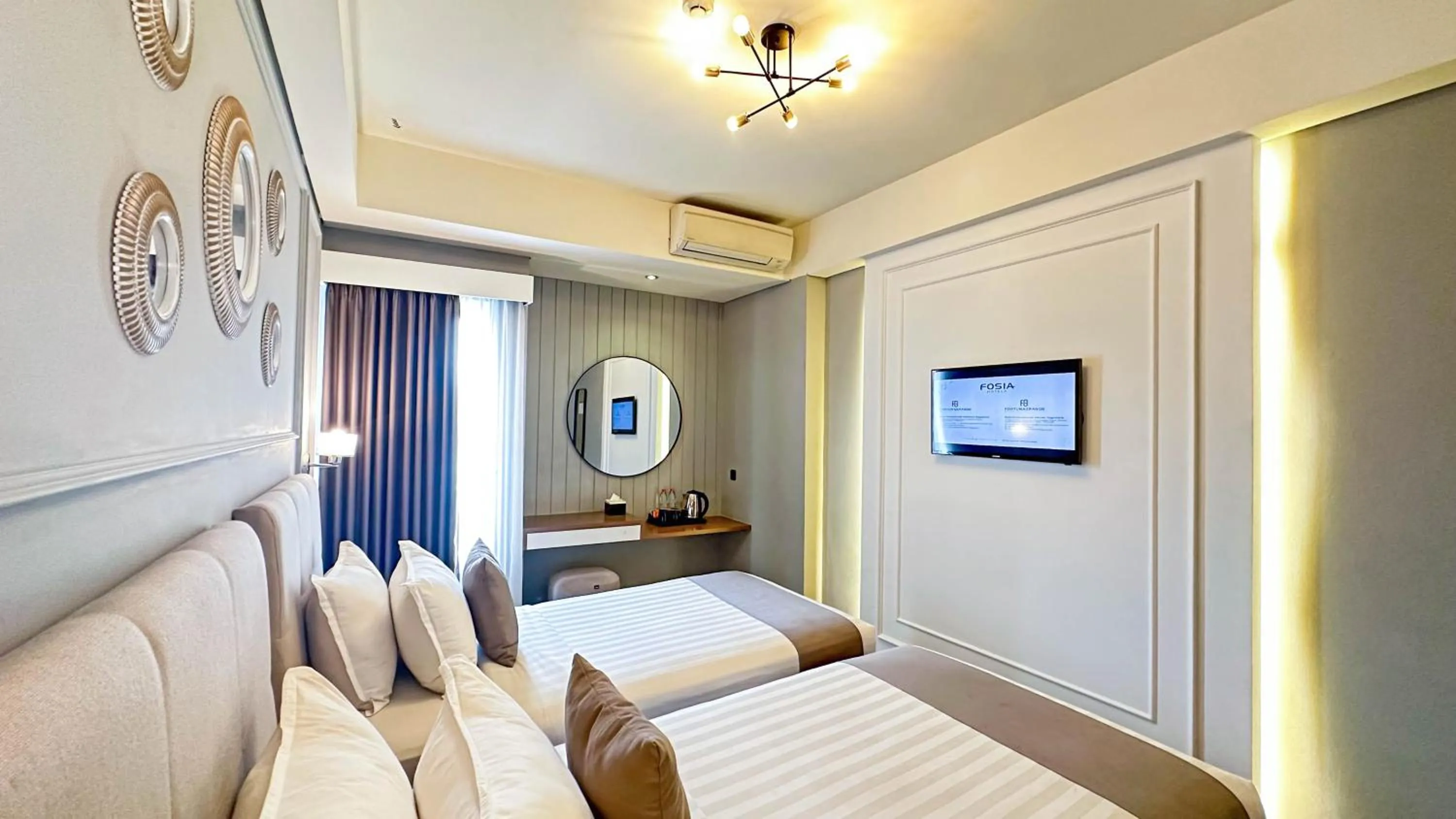 Bed in Hotel FortunaGrande Malioboro Yogyakarta