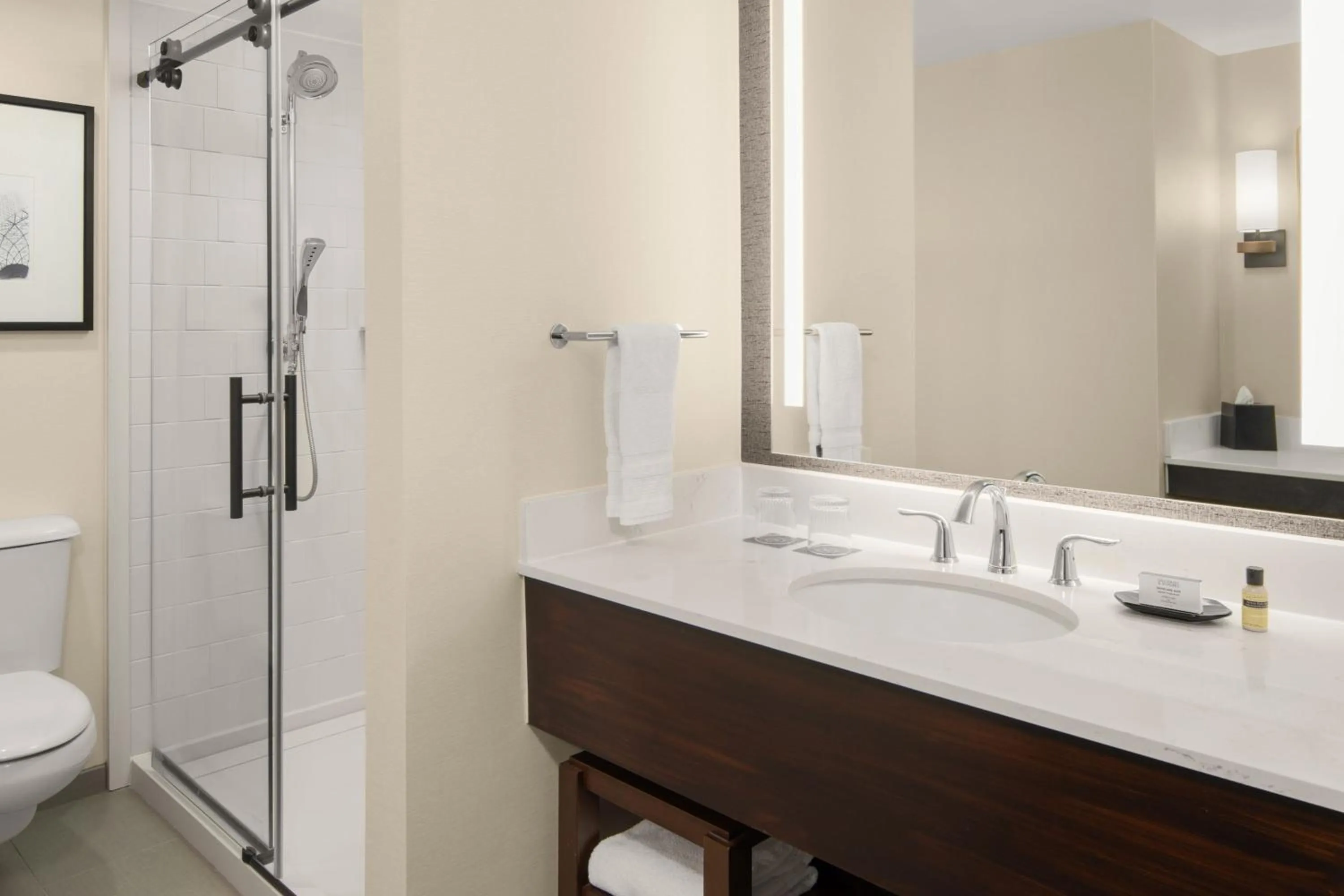 Bathroom in Sheraton Milwaukee Brookfield