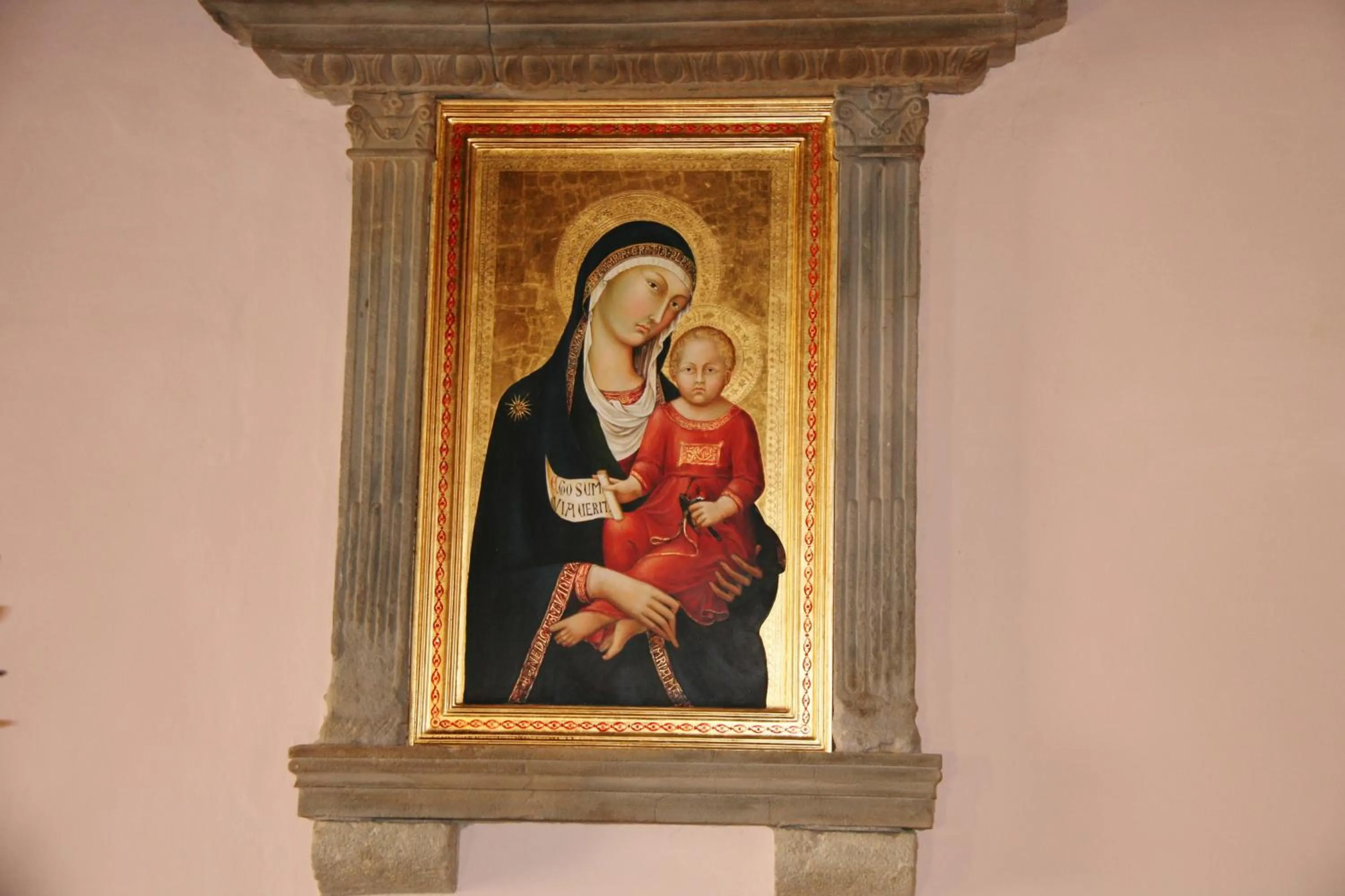 Decorative detail in Meublé il Riccio