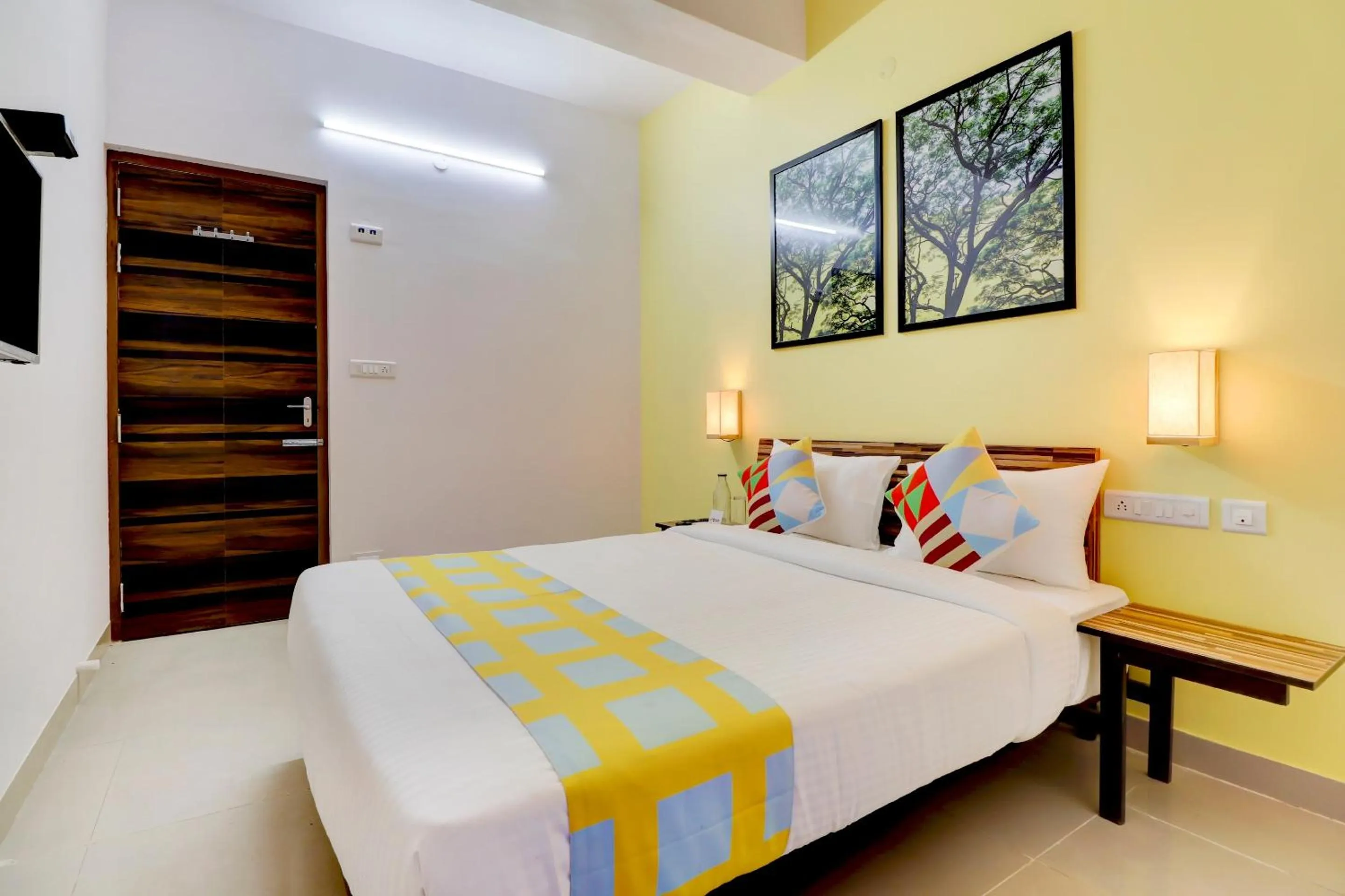 Bedroom, Bed in Hotel O Home Exotic Stay Bsk rd Stage