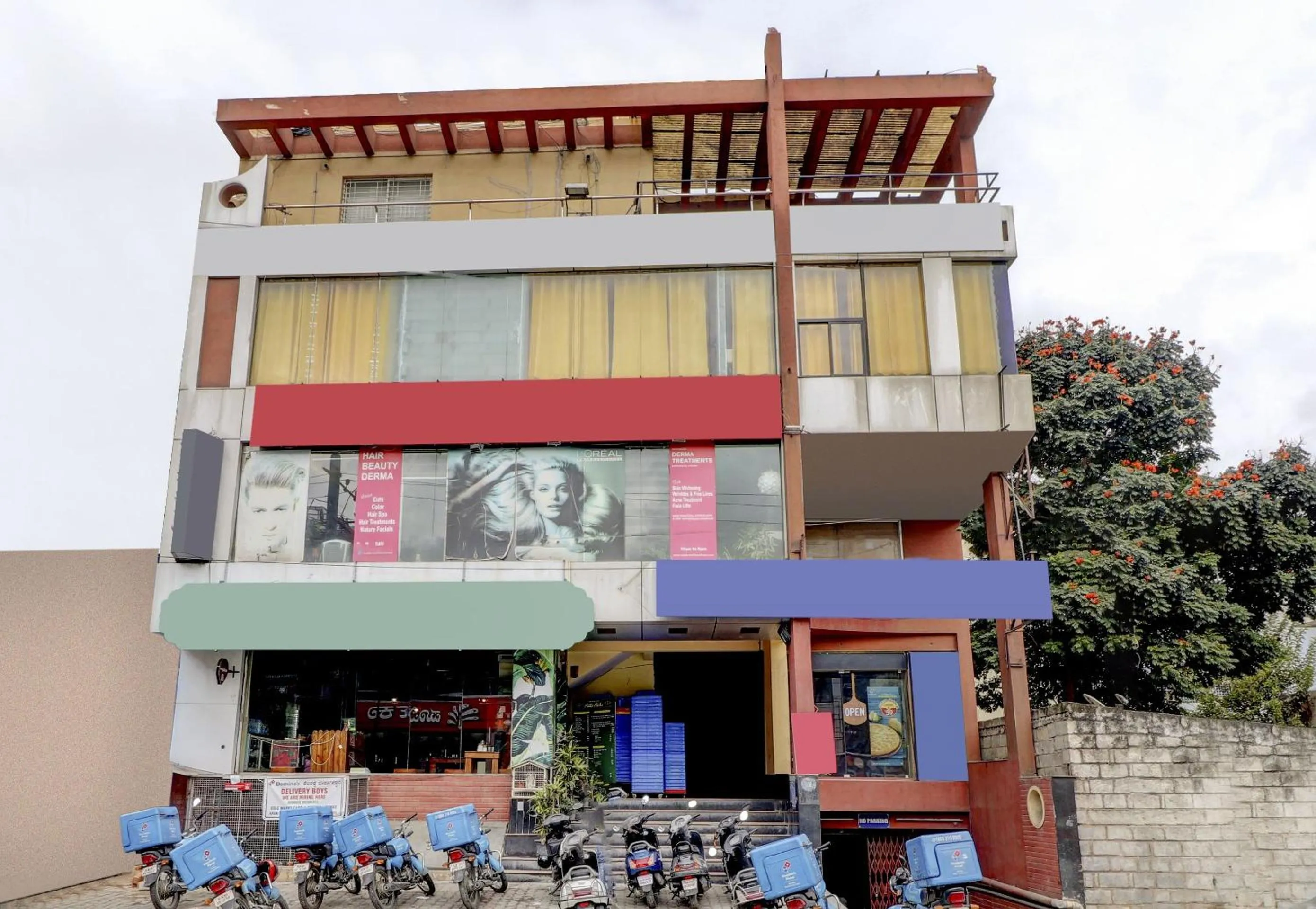 Facade/entrance in Hotel O Home Exotic Stay Bsk rd Stage