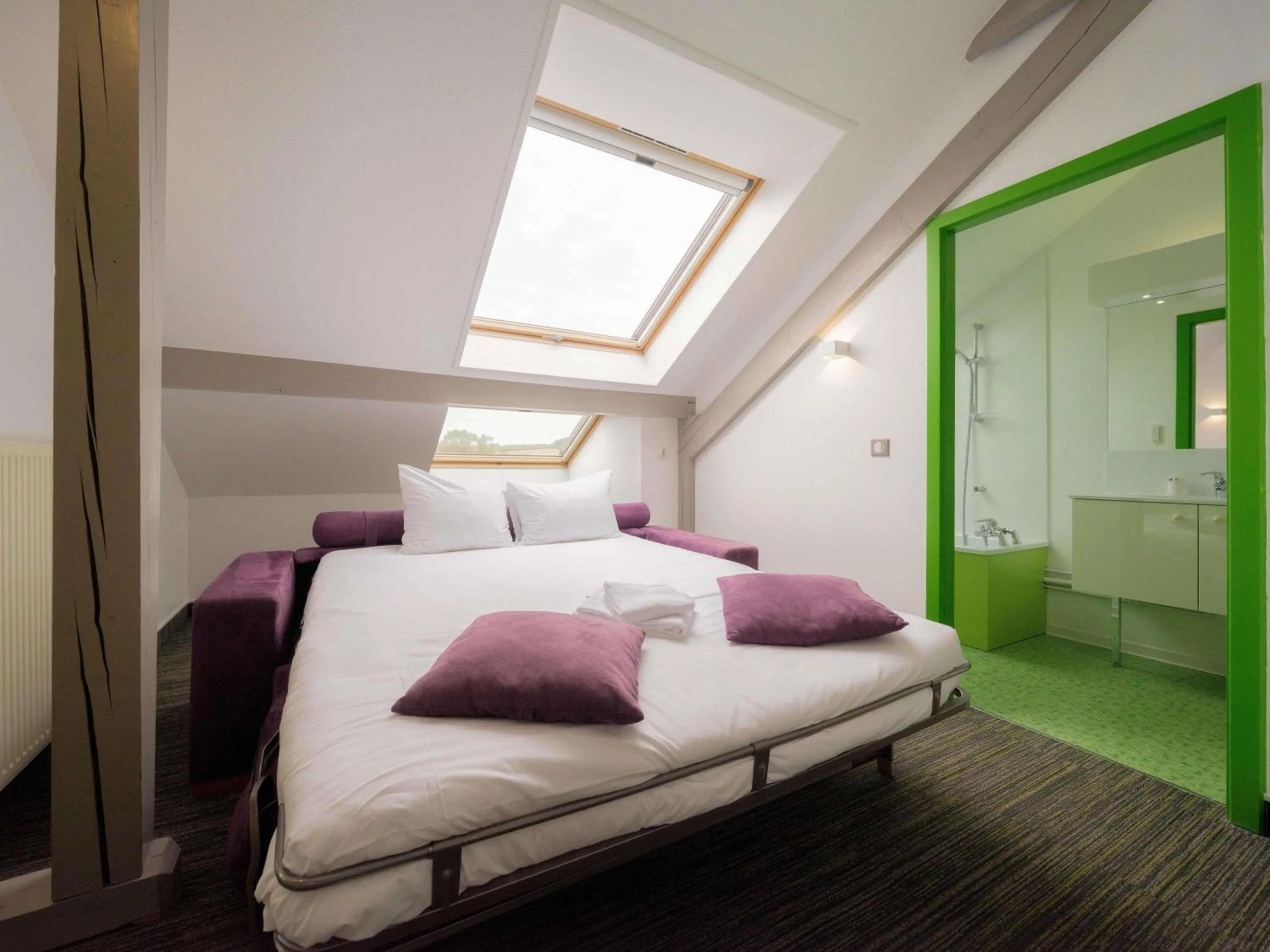 Bedroom, Bed in ibis Styles Sarrebourg