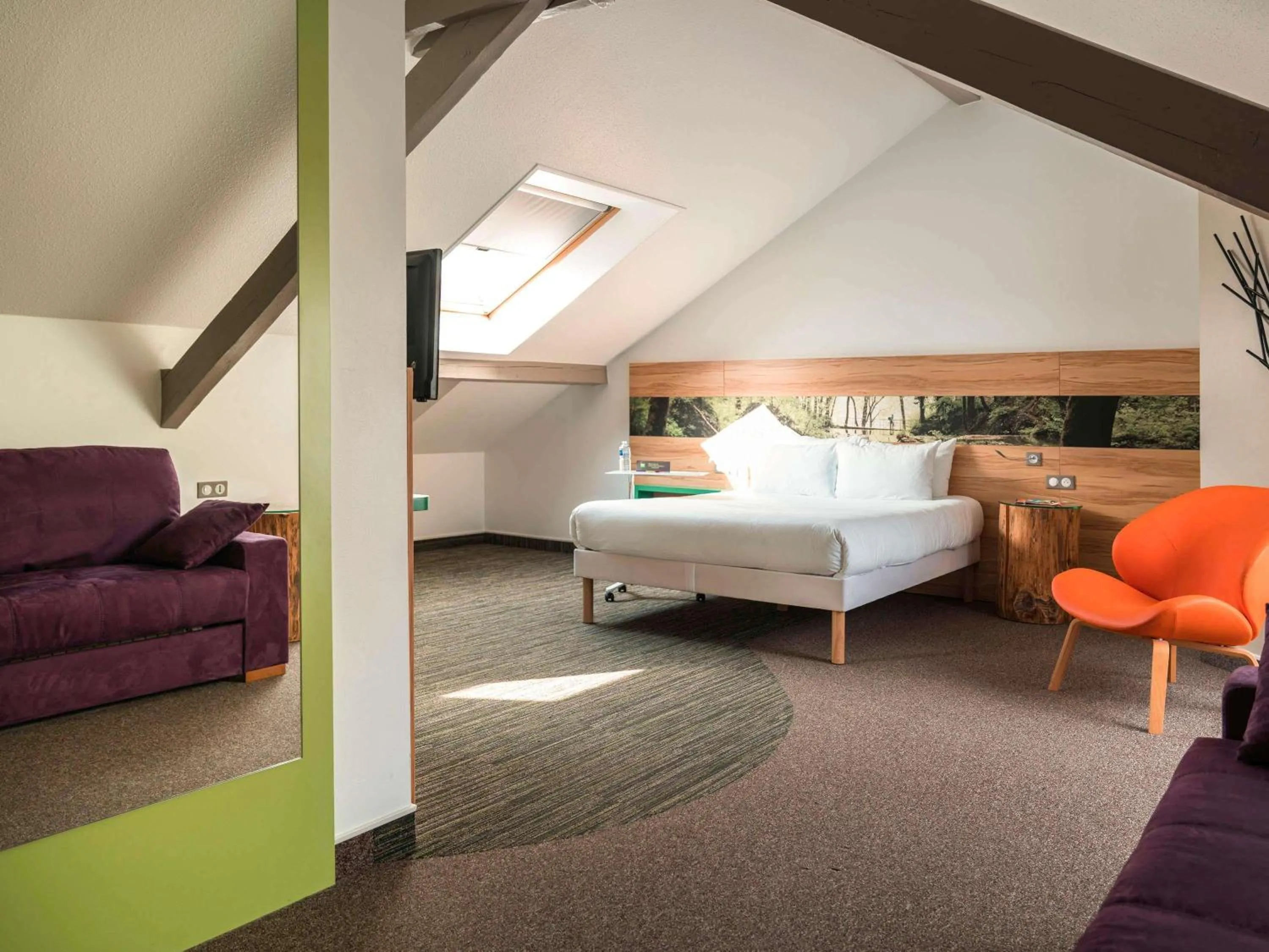 Bedroom, Bed in ibis Styles Sarrebourg