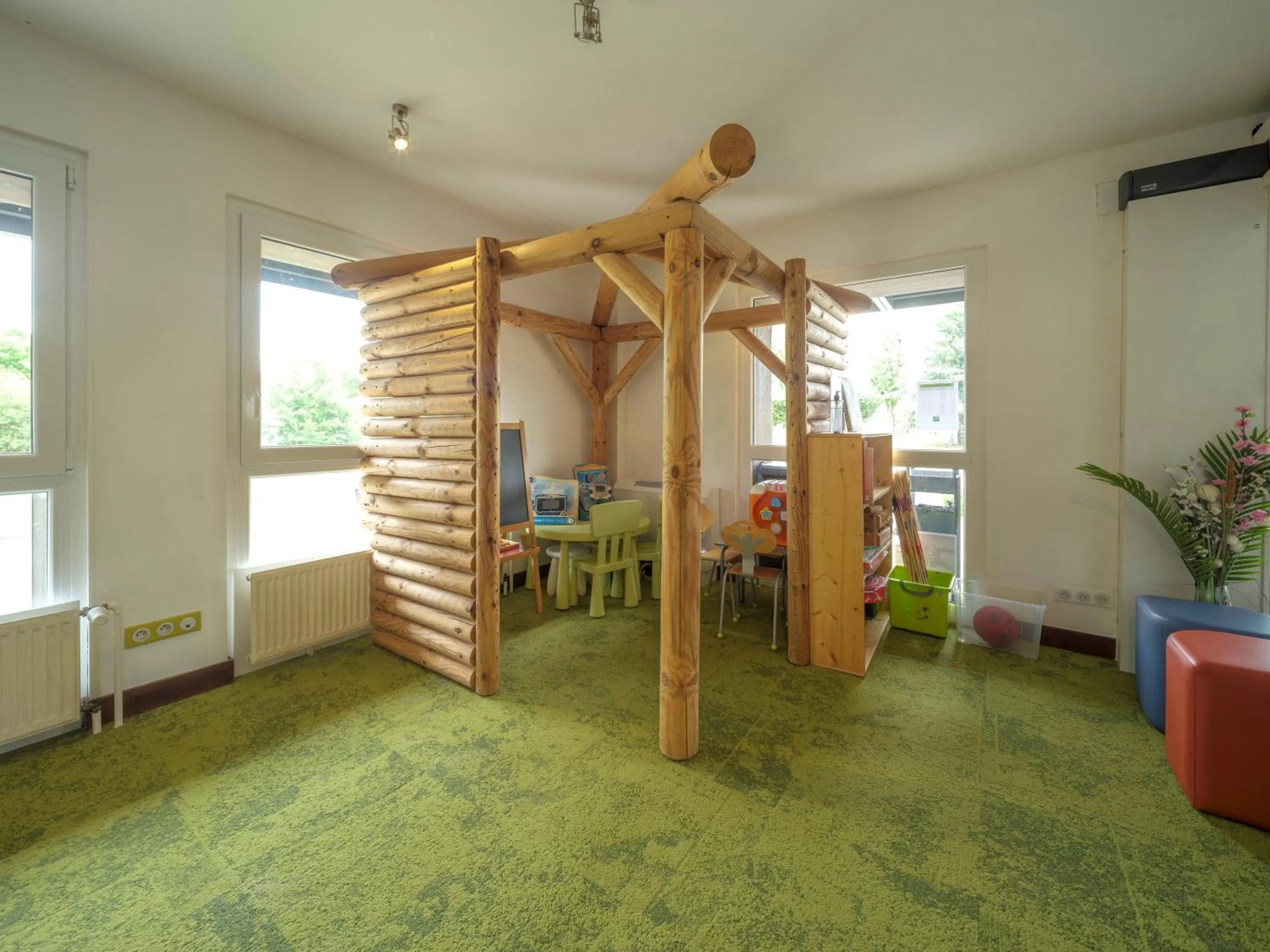 Children play ground in ibis Styles Sarrebourg