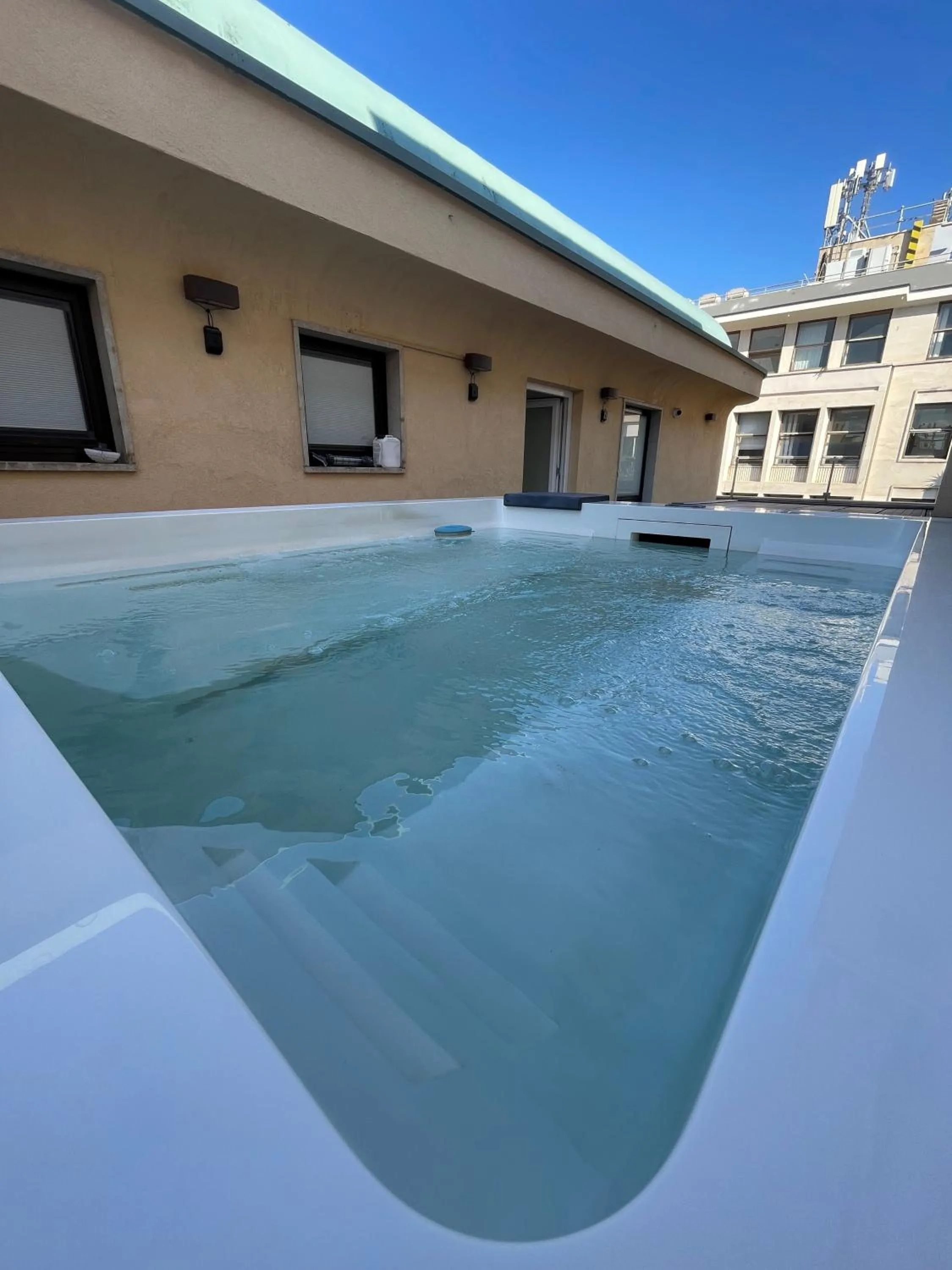Swimming pool in B&B Ruggero Settimo - Room & Suite