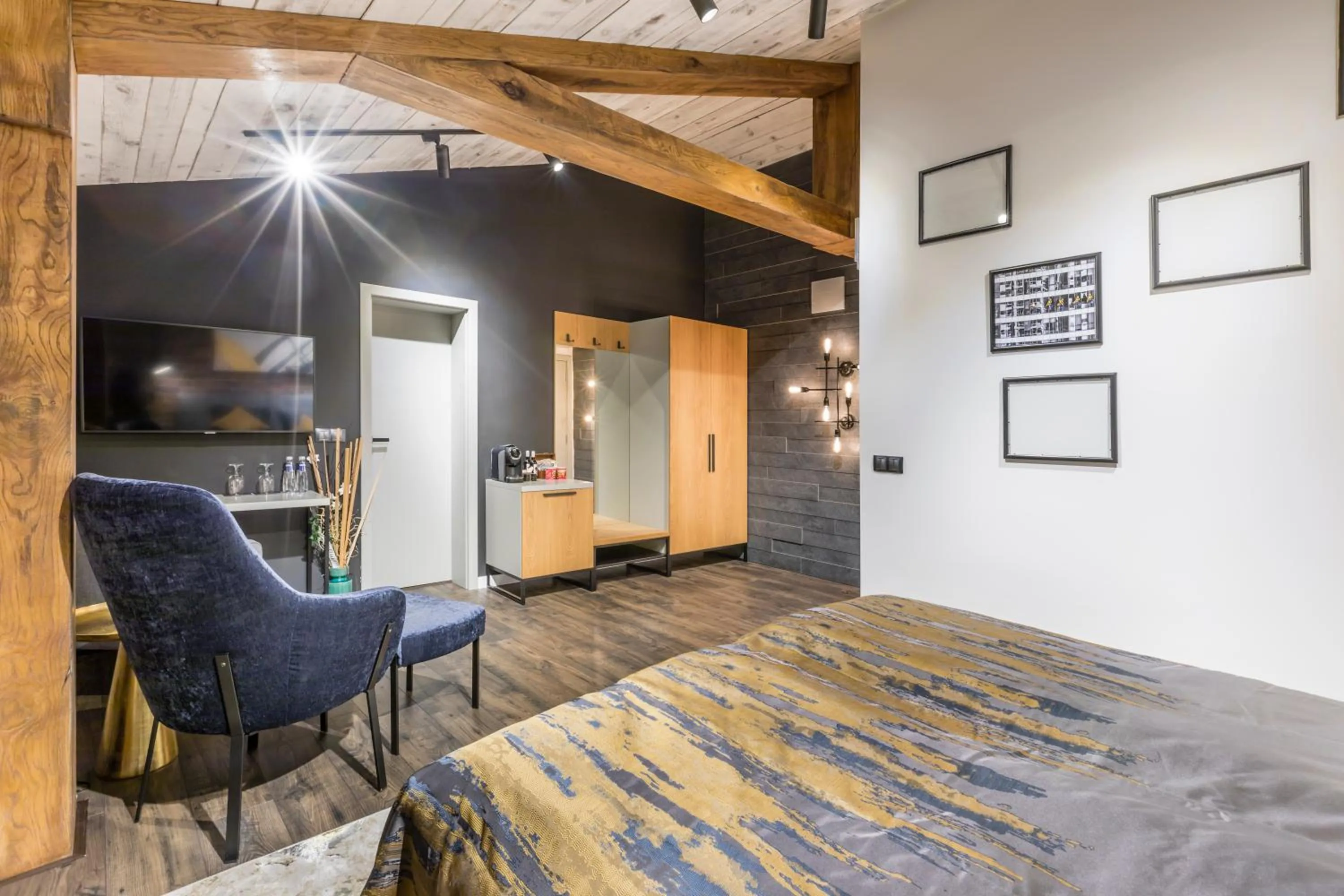 Bed in Boutique Hotel Casa Verdi