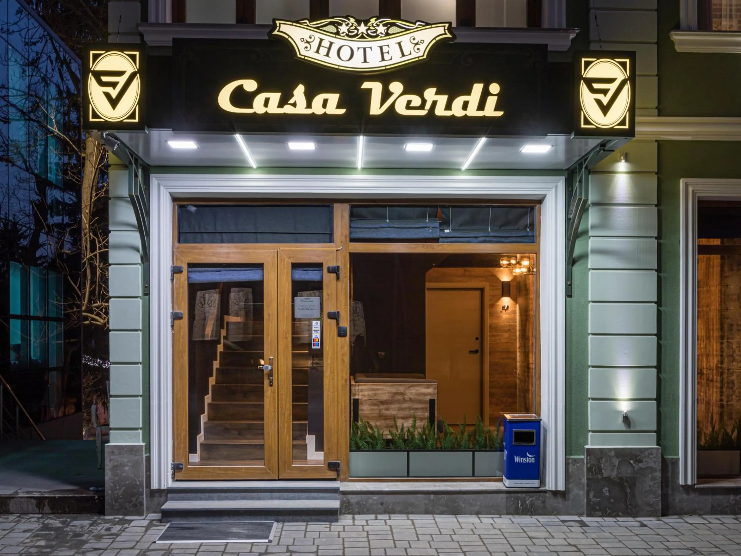 Property building in Boutique Hotel Casa Verdi