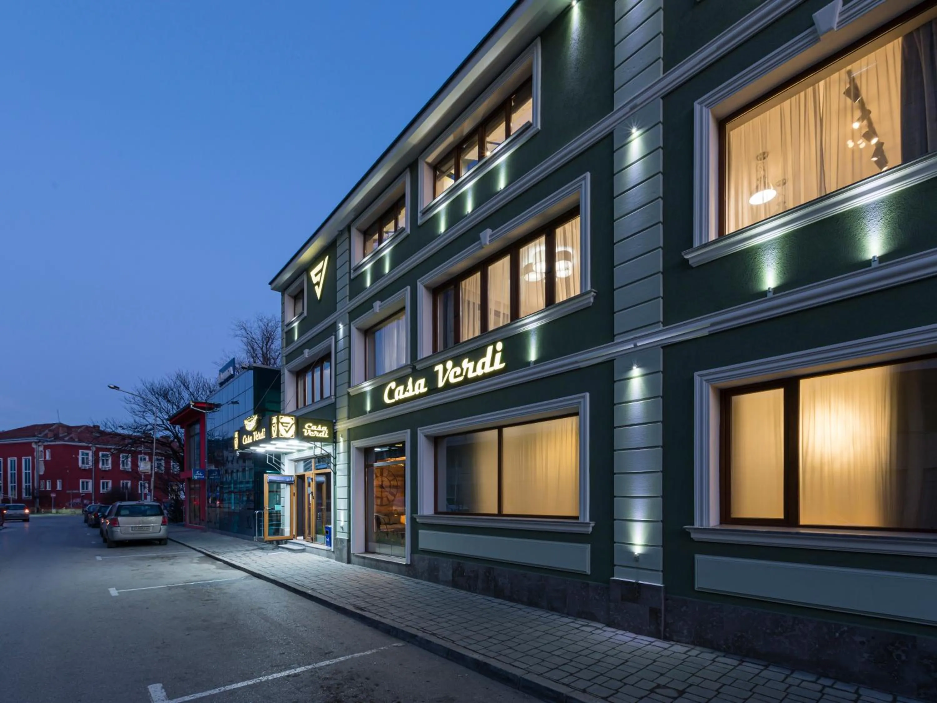 Property building in Boutique Hotel Casa Verdi