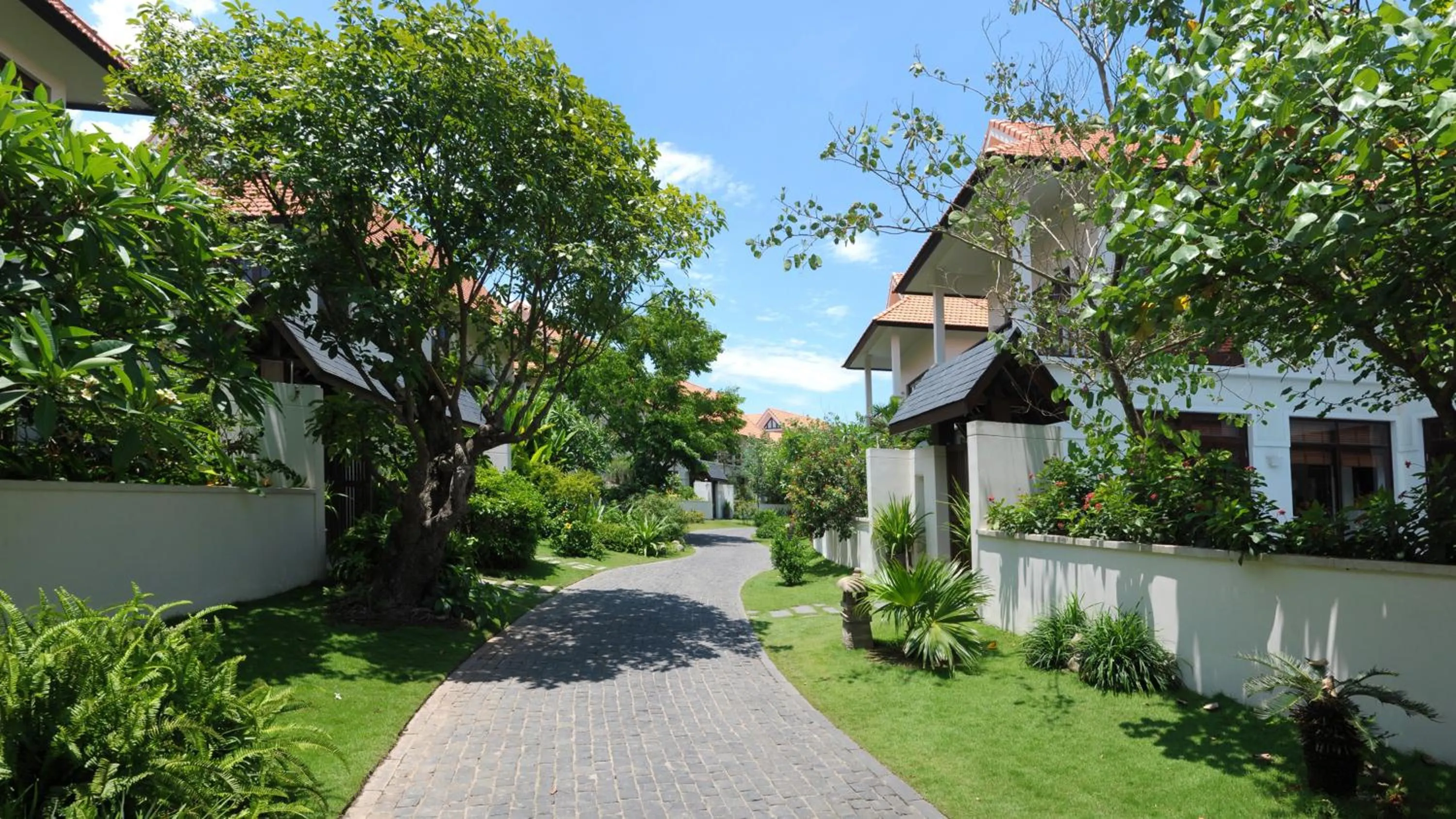 Garden view in Furama Villas Danang
