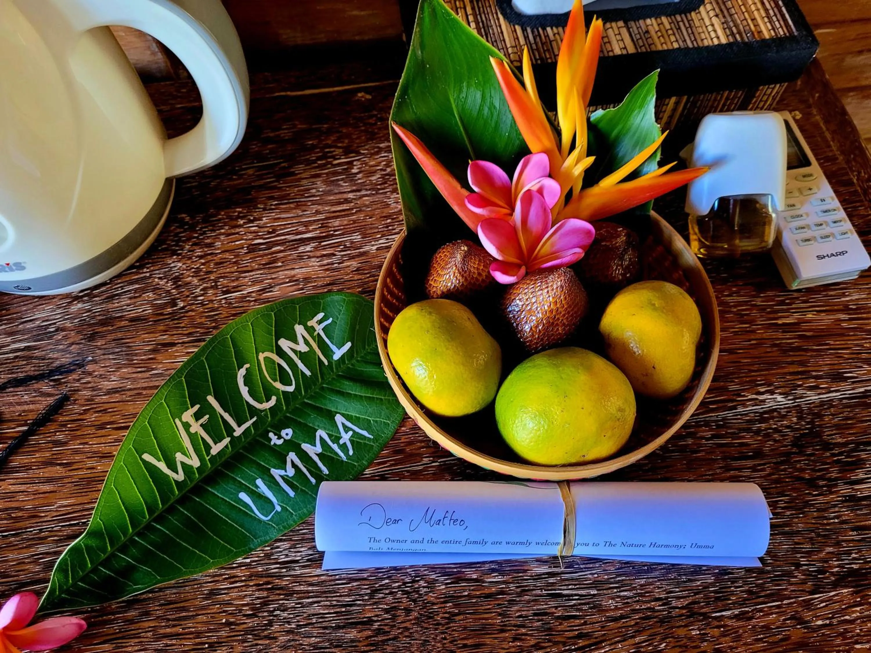 Food in Umma Bali Menjangan Retreat