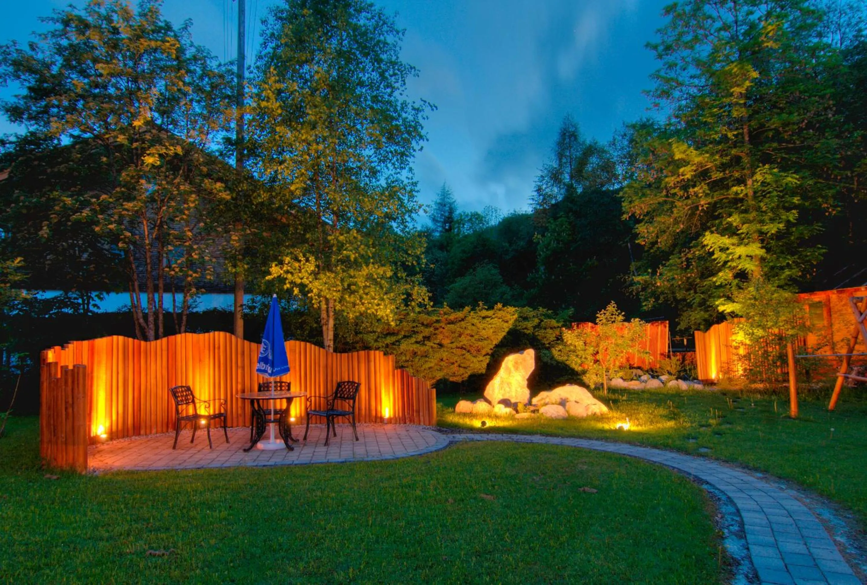 Garden view in Hotel Anneliese