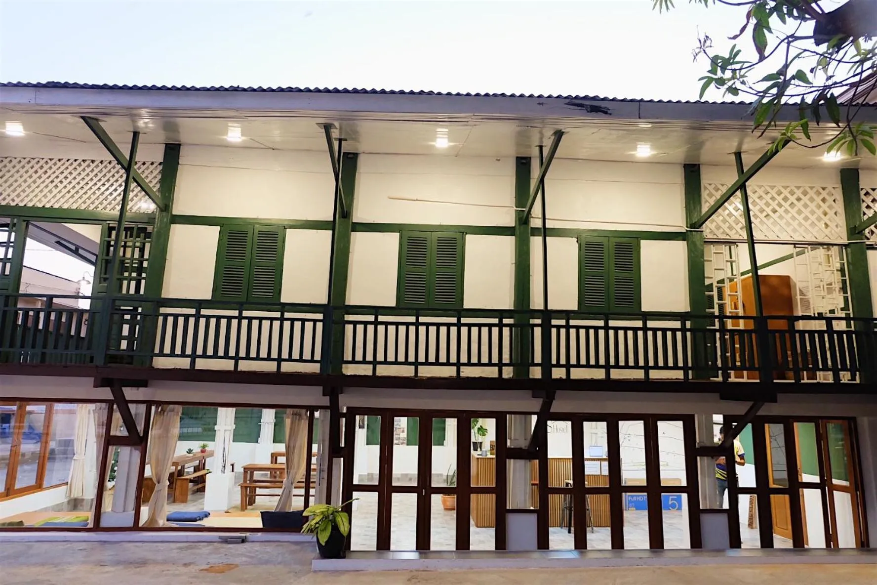 Property building in Barn Laos Hostel