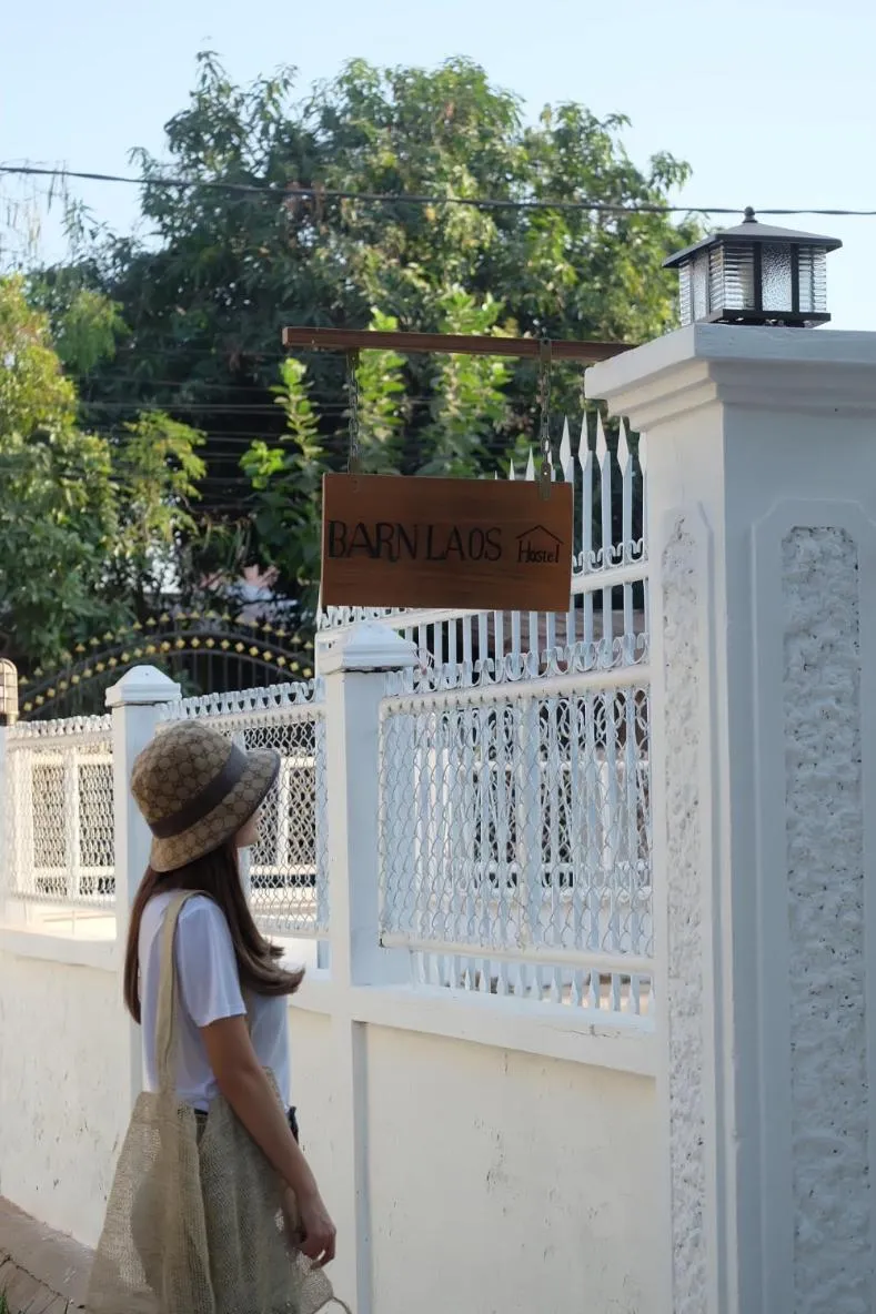 People in Barn Laos Hostel