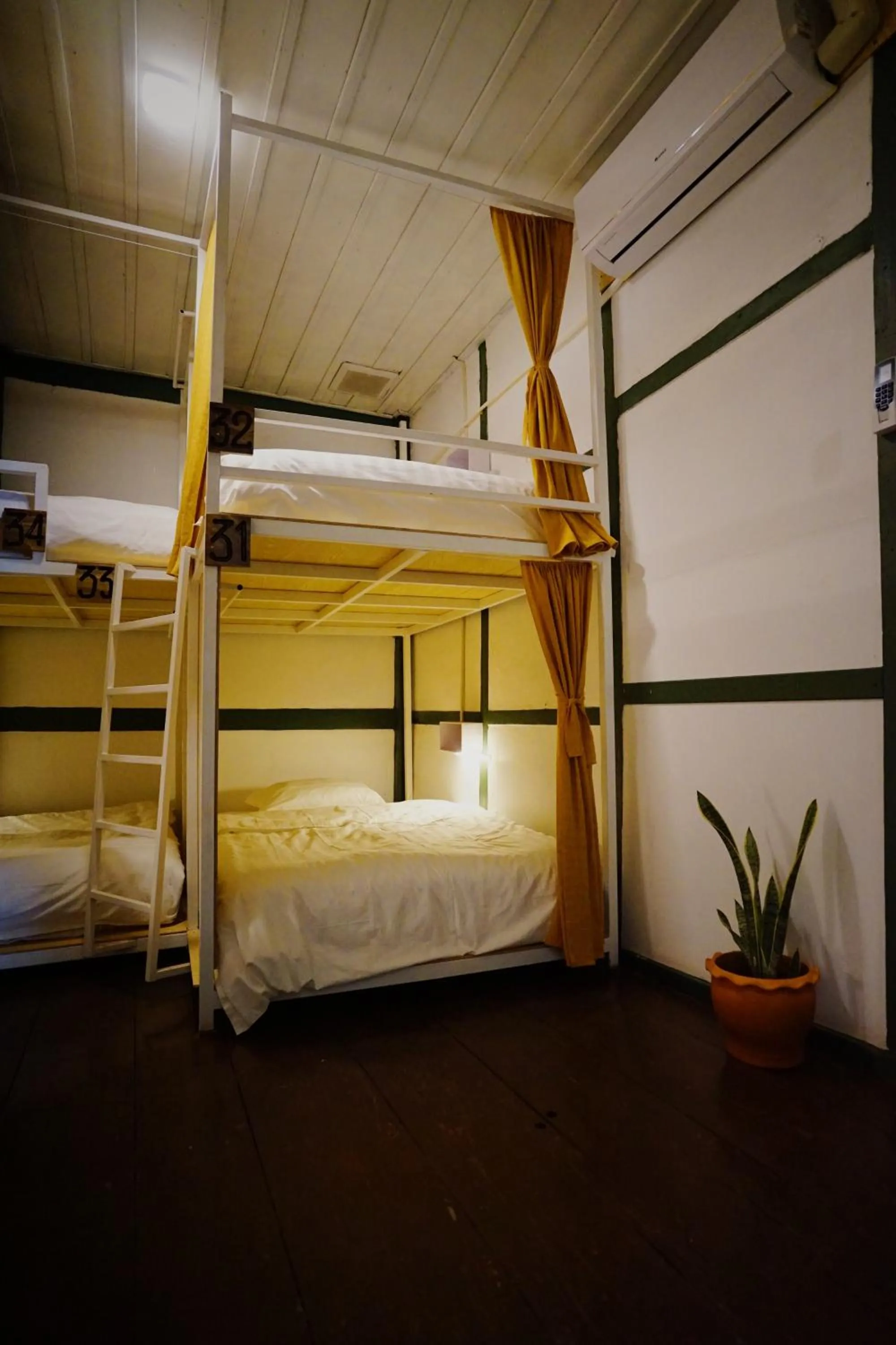 bunk bed, Bed in Barn Laos Hostel