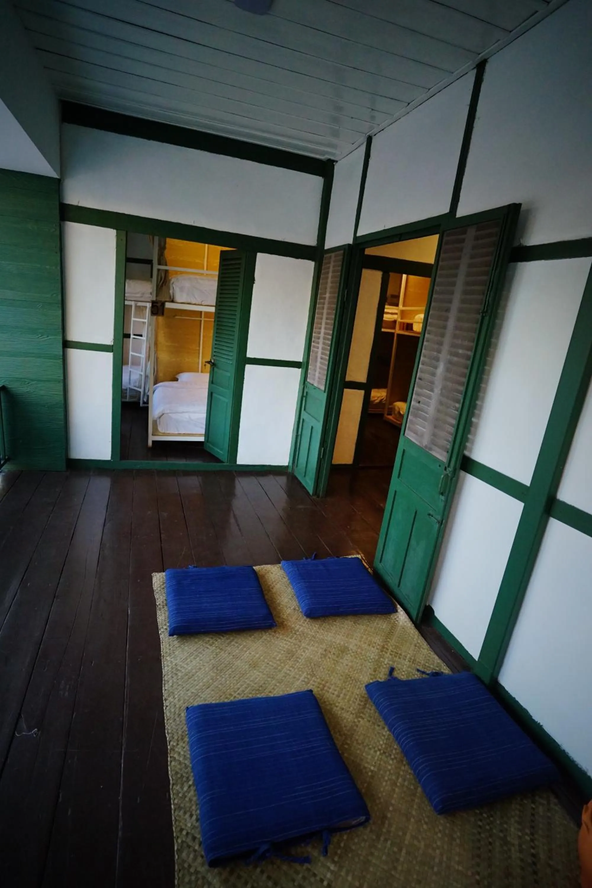 Balcony/Terrace in Barn Laos Hostel