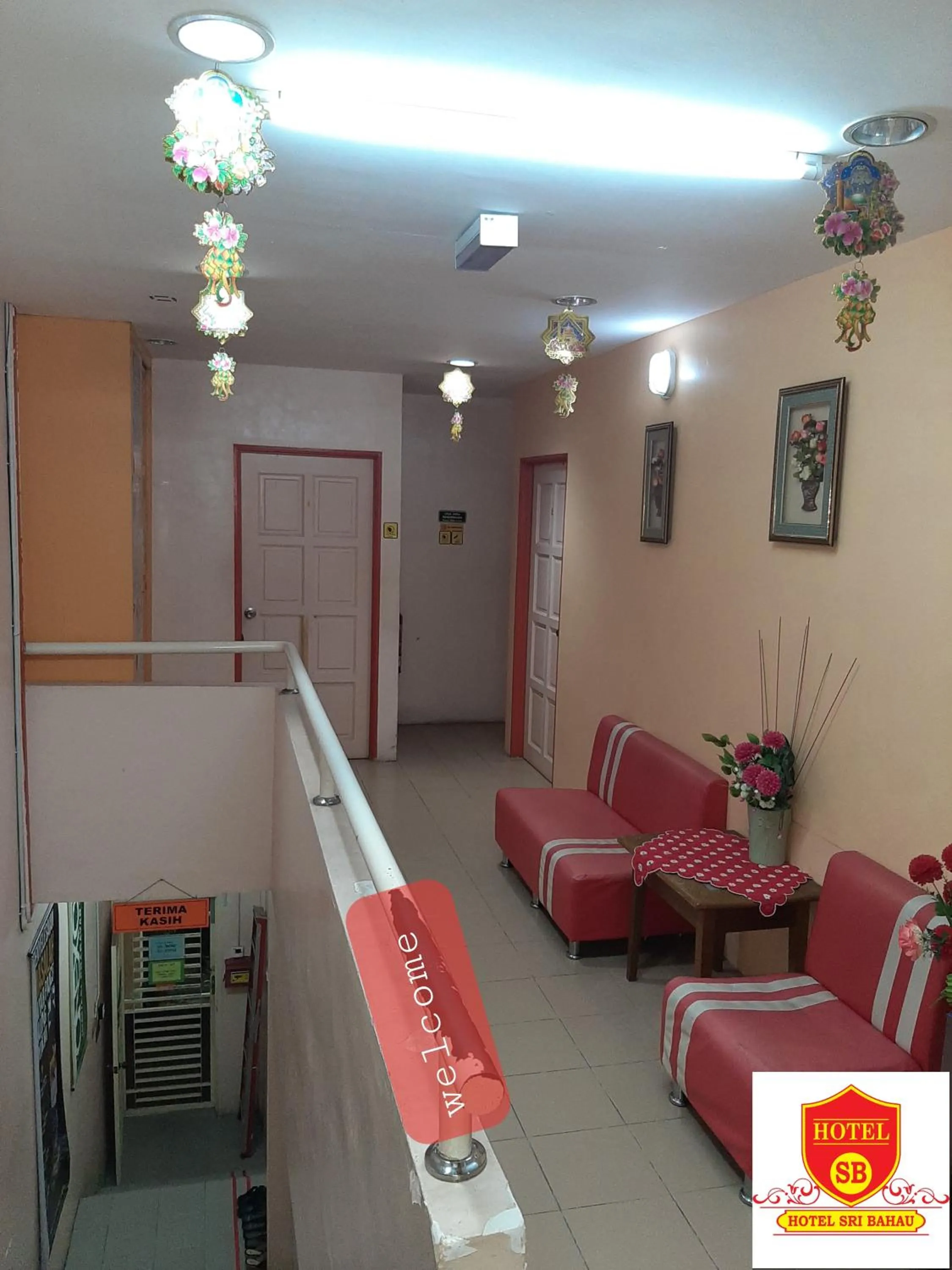 Seating area in Hotel Sri Bahau