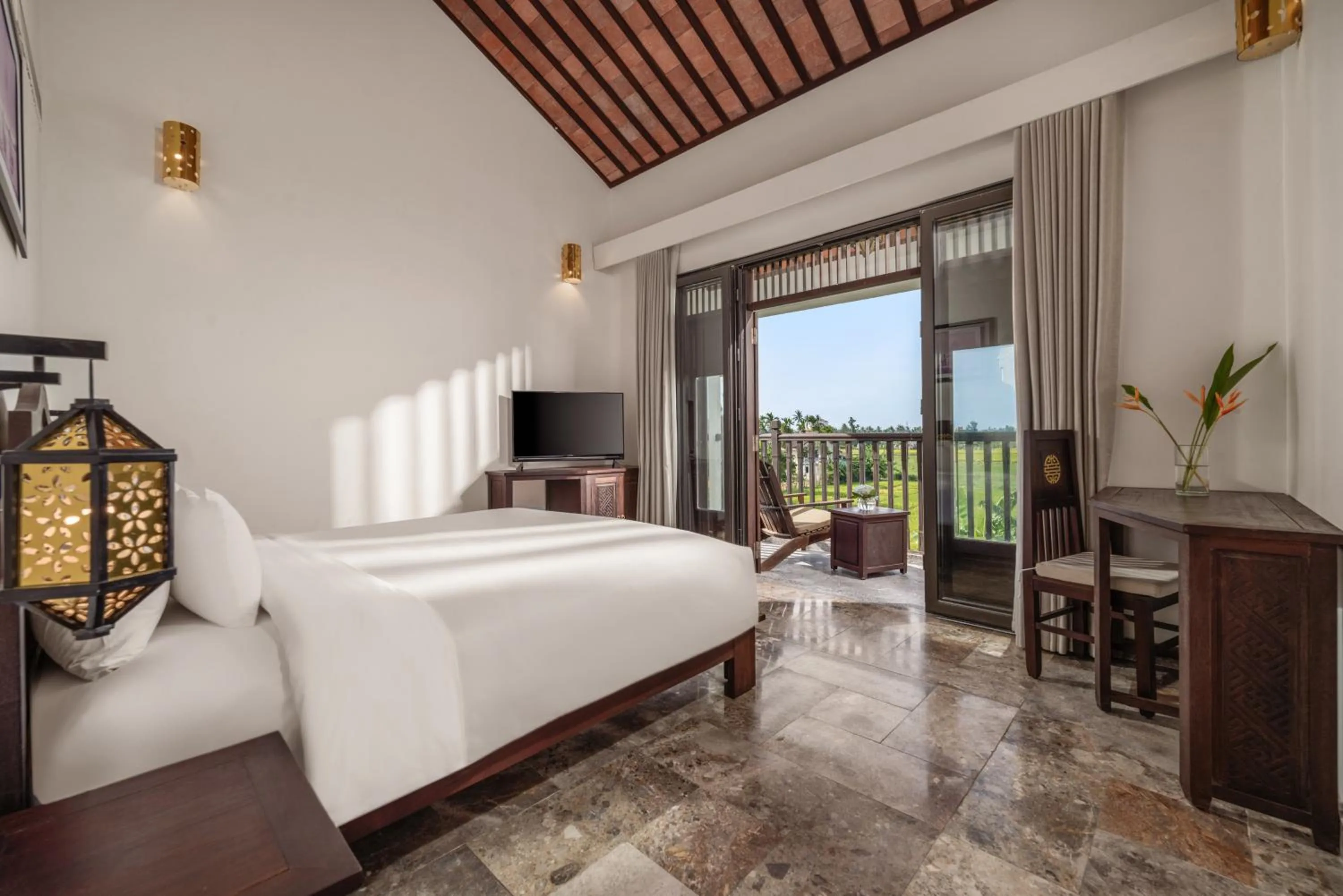 Bed in Legacy Hoi An Resort