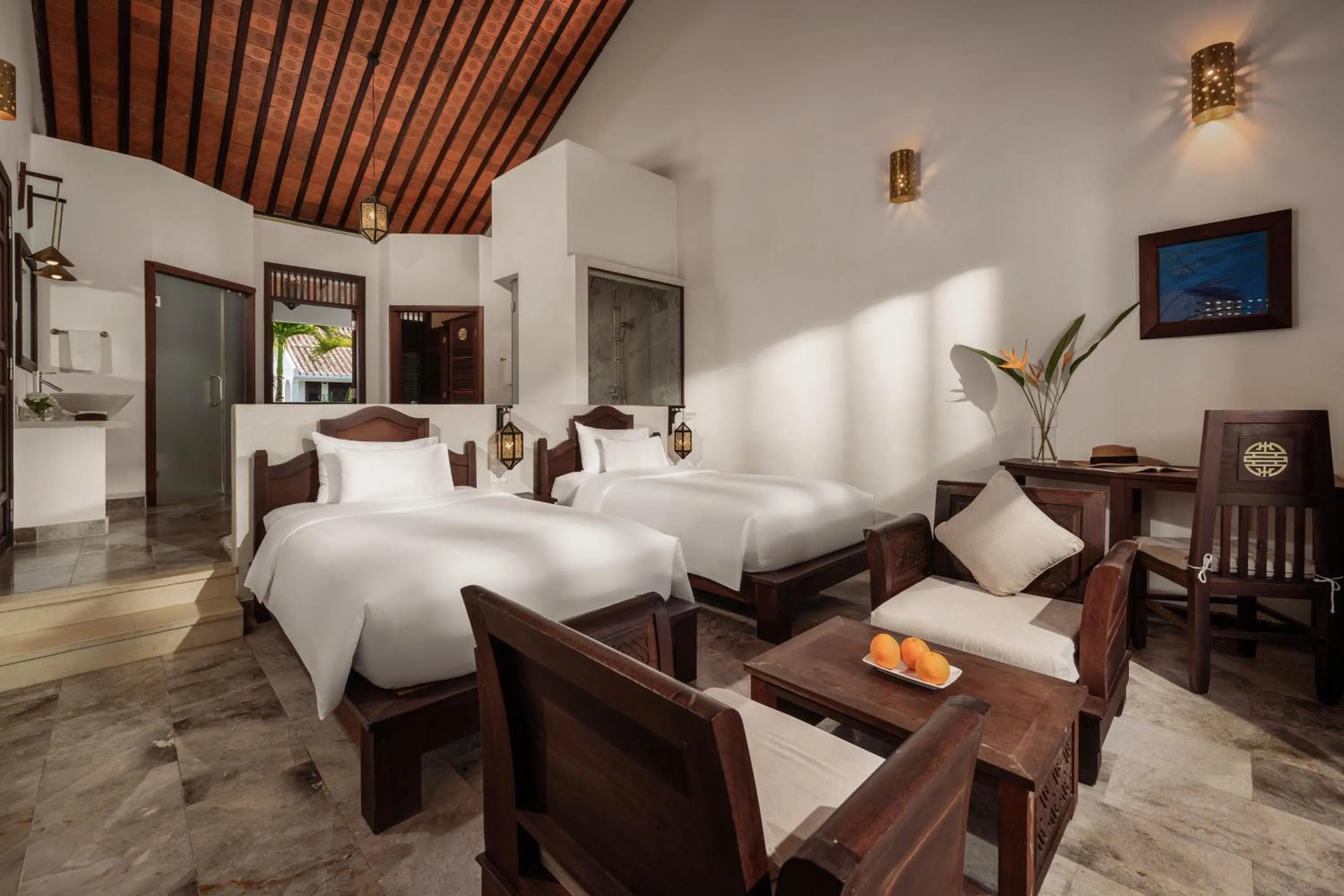 Bed in Legacy Hoi An Resort