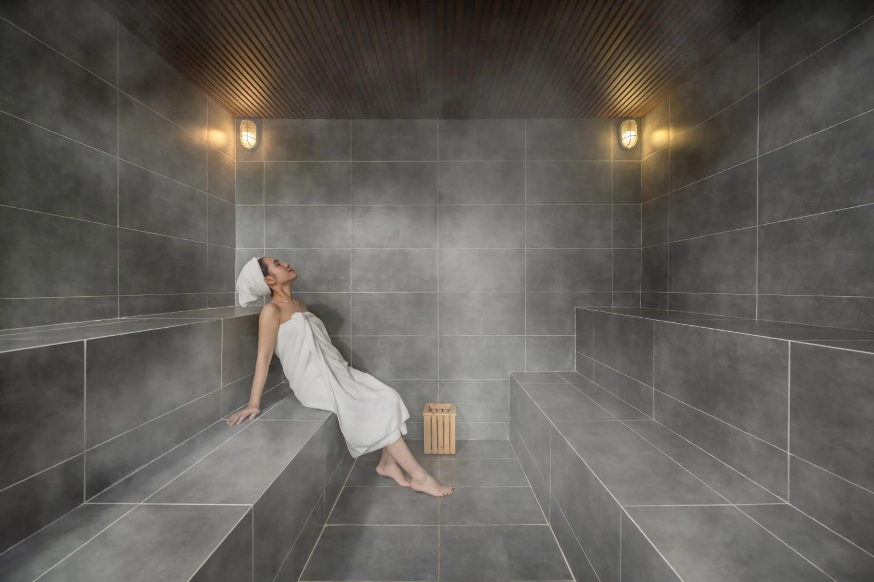 Steam room in Legacy Hoi An Resort