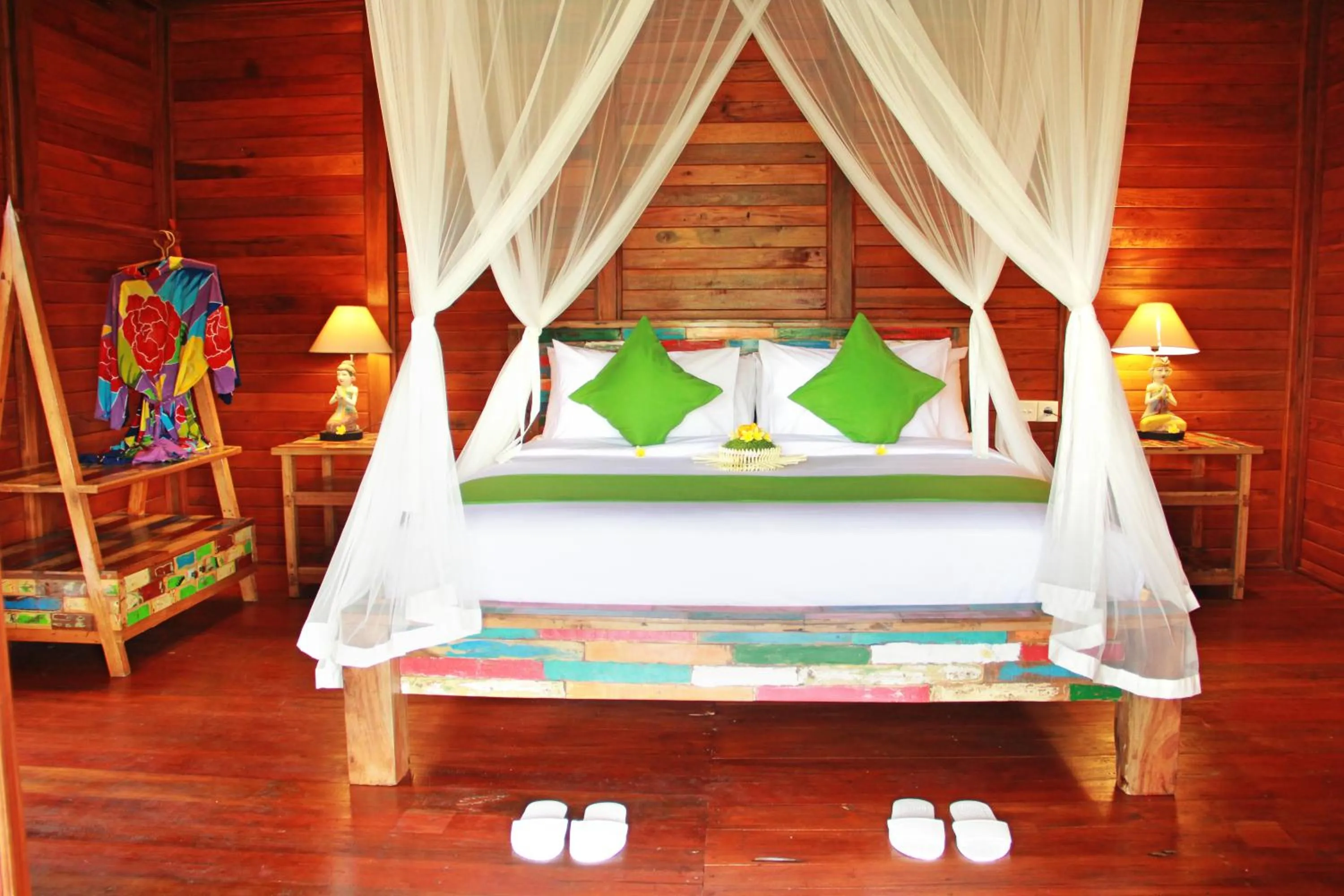 Bed in Galang hari villa