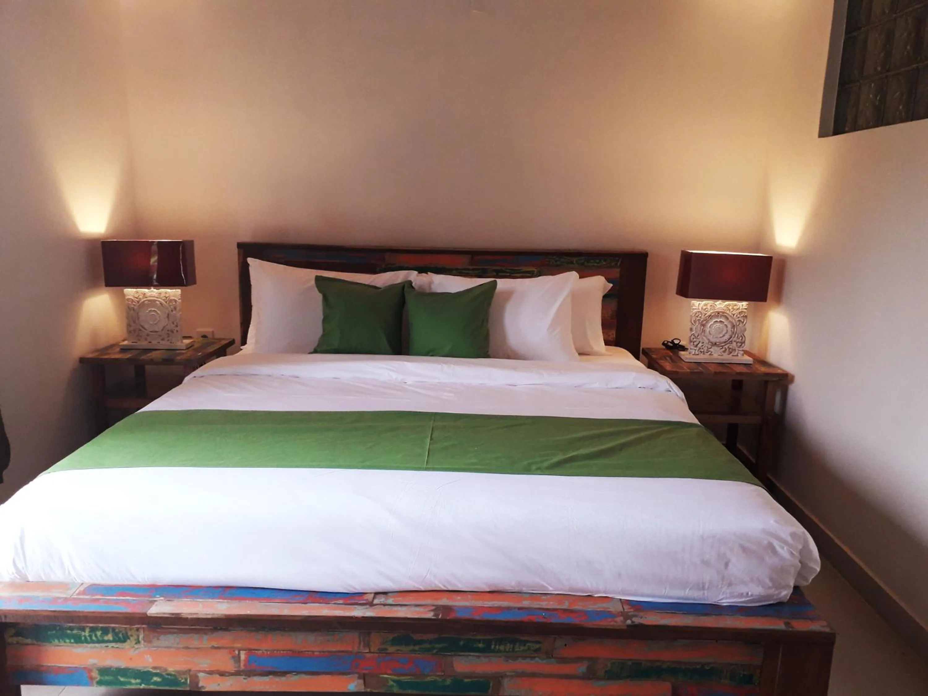 Bed in Galang hari villa