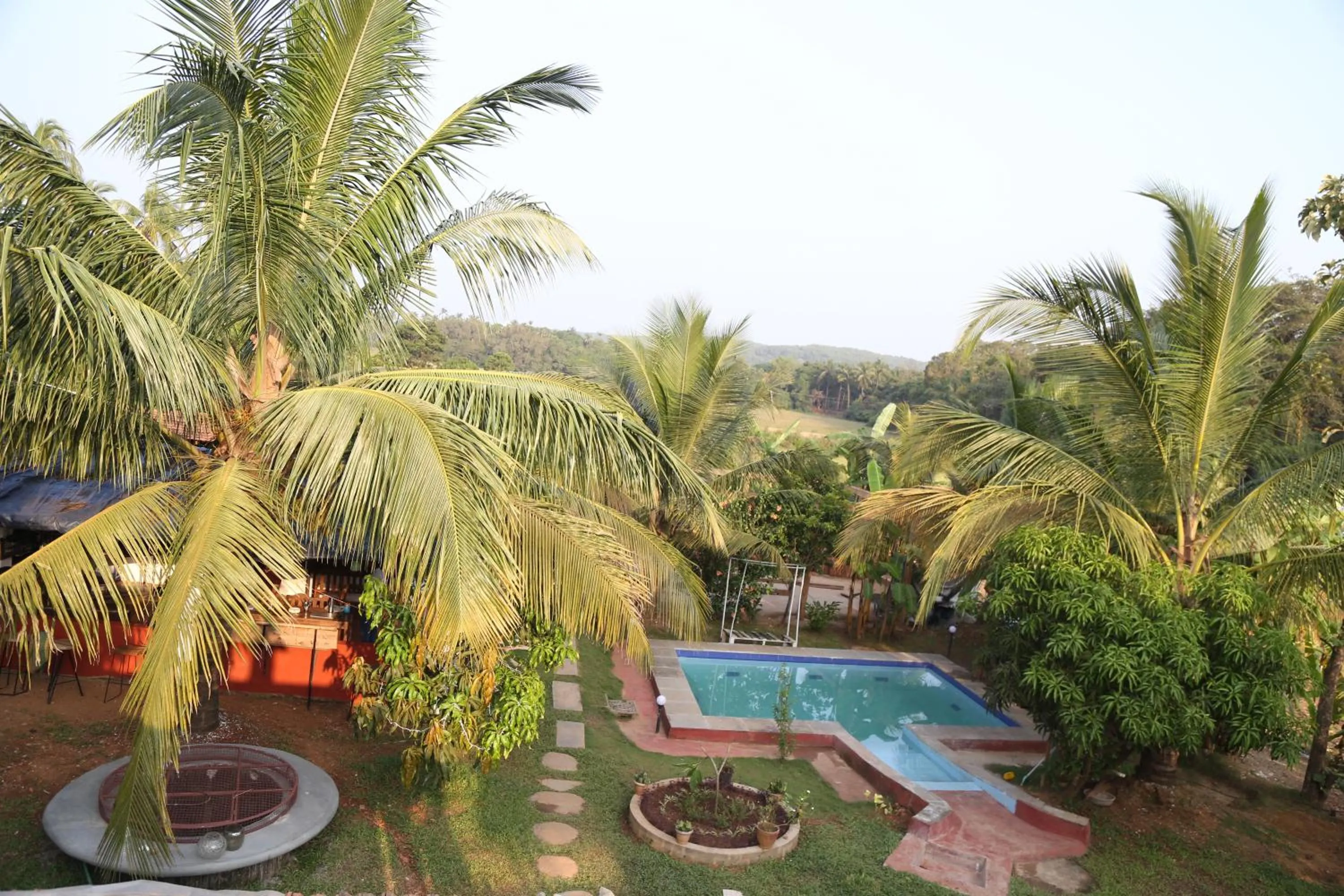 Bird's eye view in The Hammock Goa