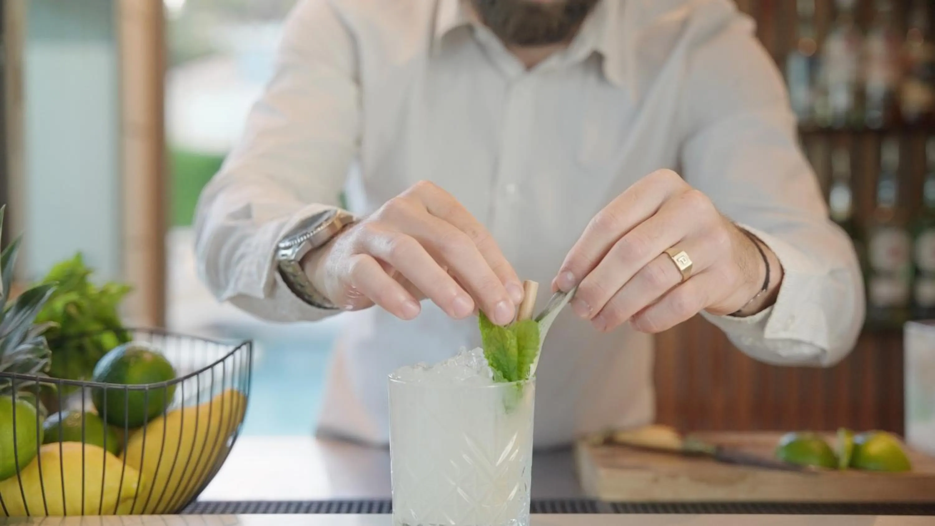 Food and drinks in Hôtel Beau Soleil