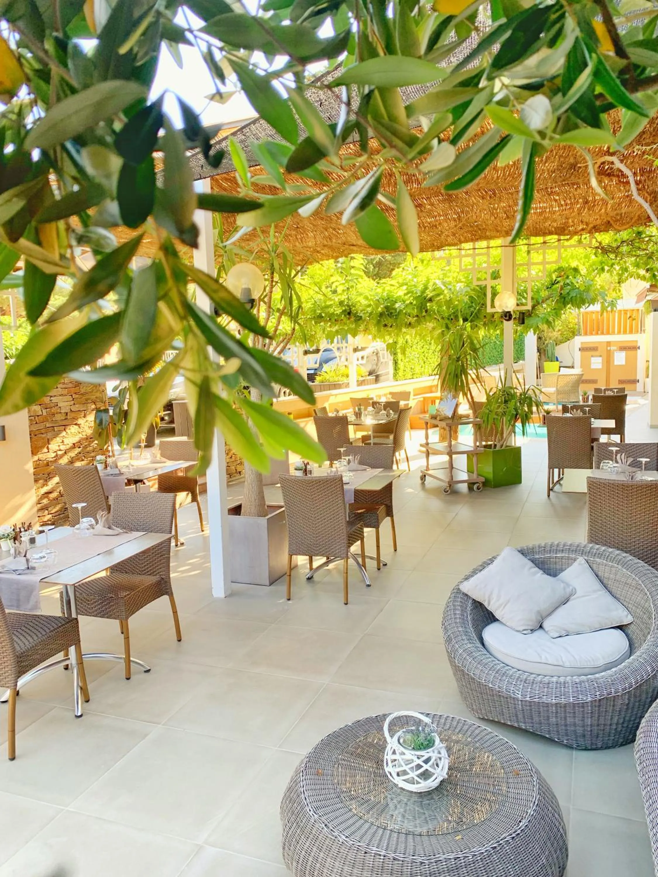 Restaurant/places to eat in Hôtel Beau Soleil