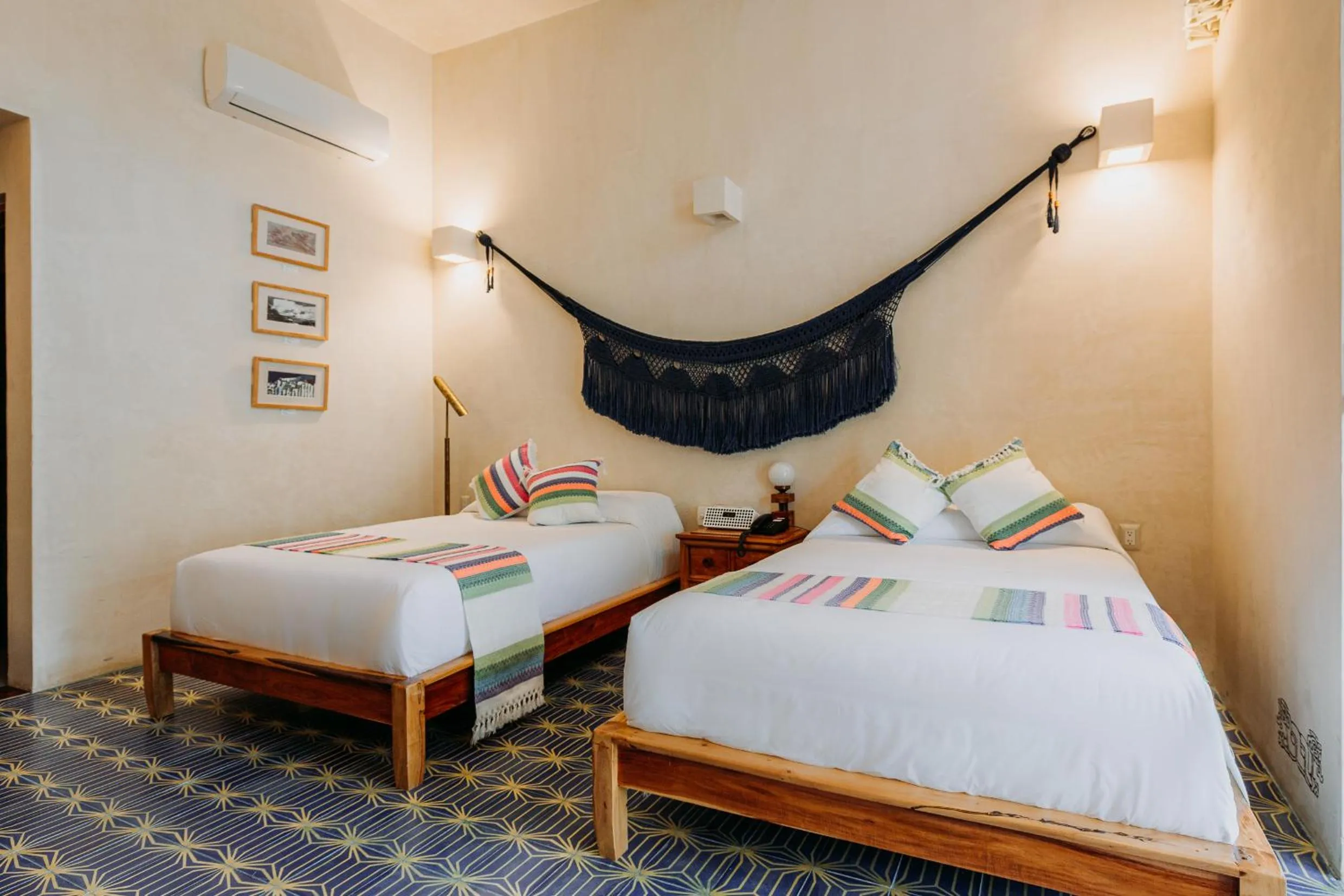 Bed in Waye Valladolid Centro - Sustainable, Authentic Experiences & Pet Friendly Boutique Hotel