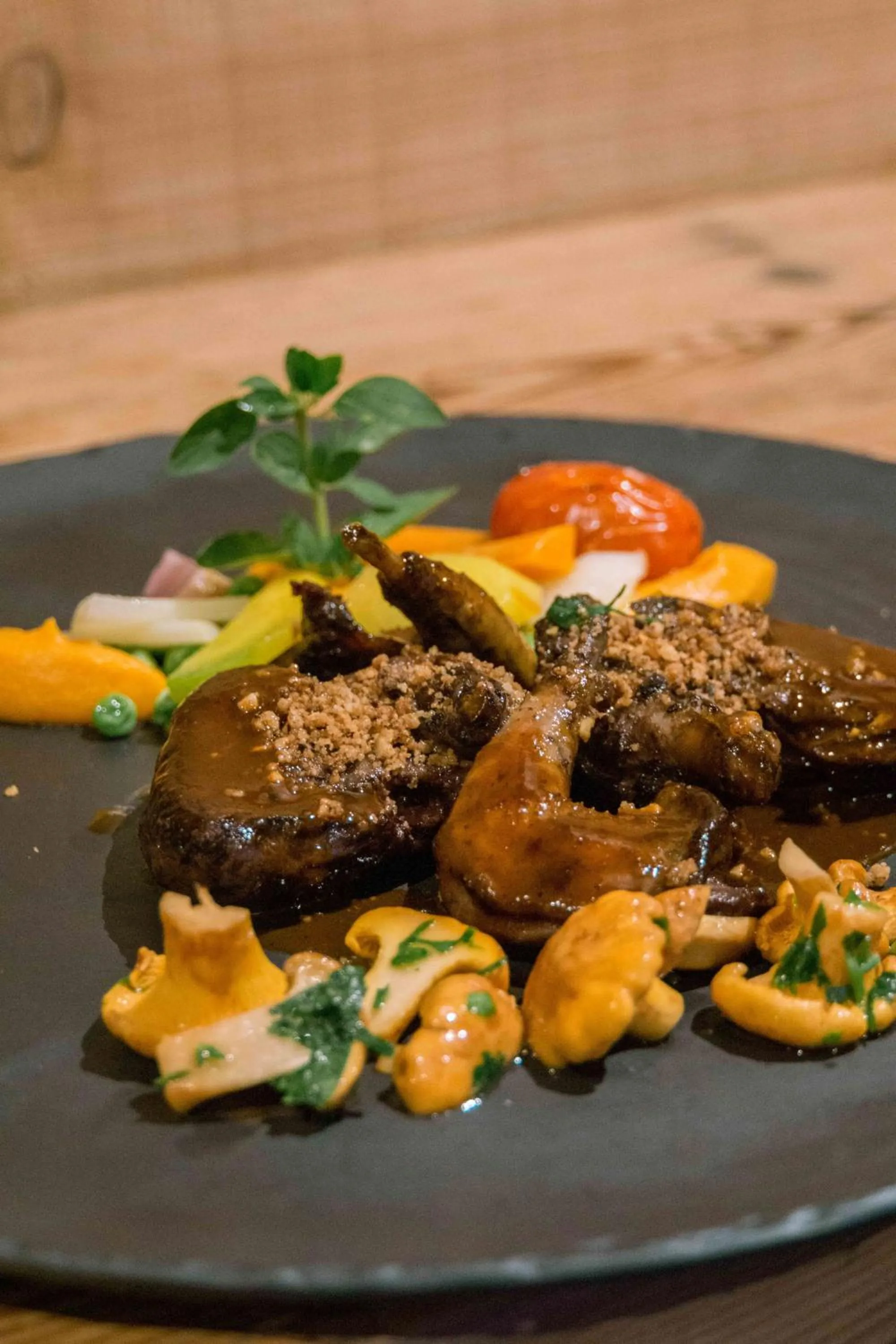 Food close-up in Les Gentianettes Hotel & Spa