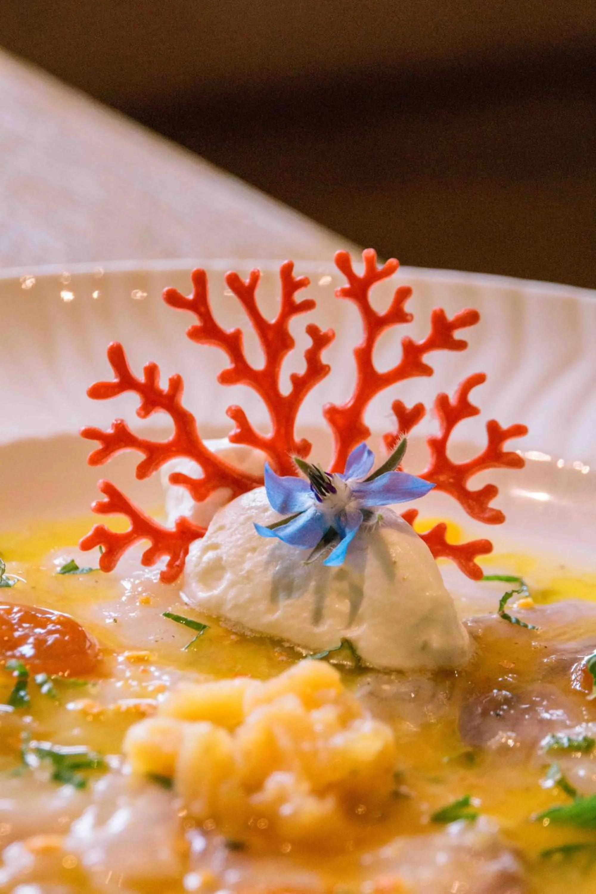 Food close-up in Les Gentianettes Hotel & Spa