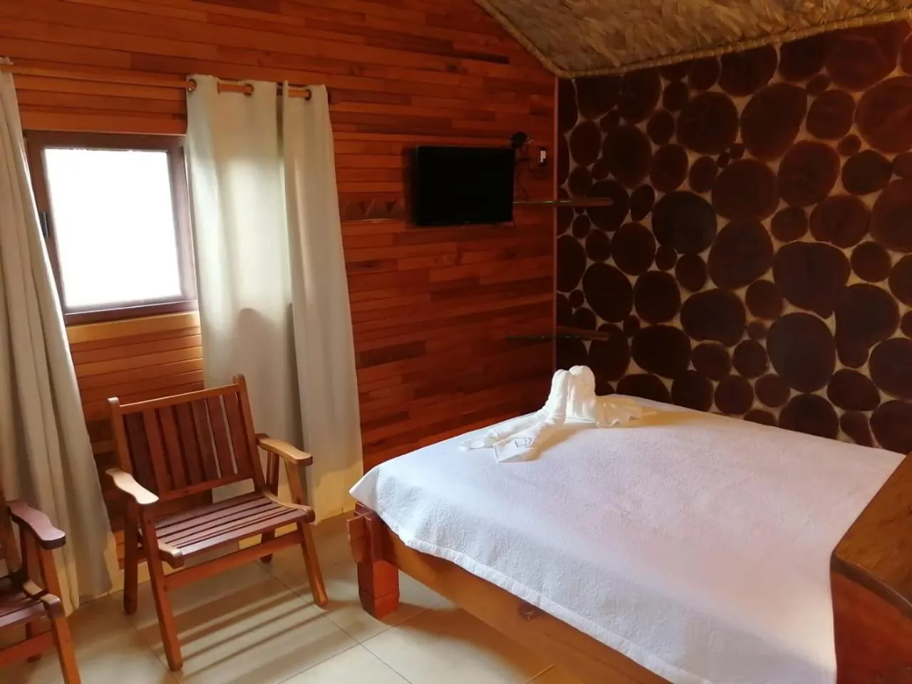 Bed in Cabañas la finca 2