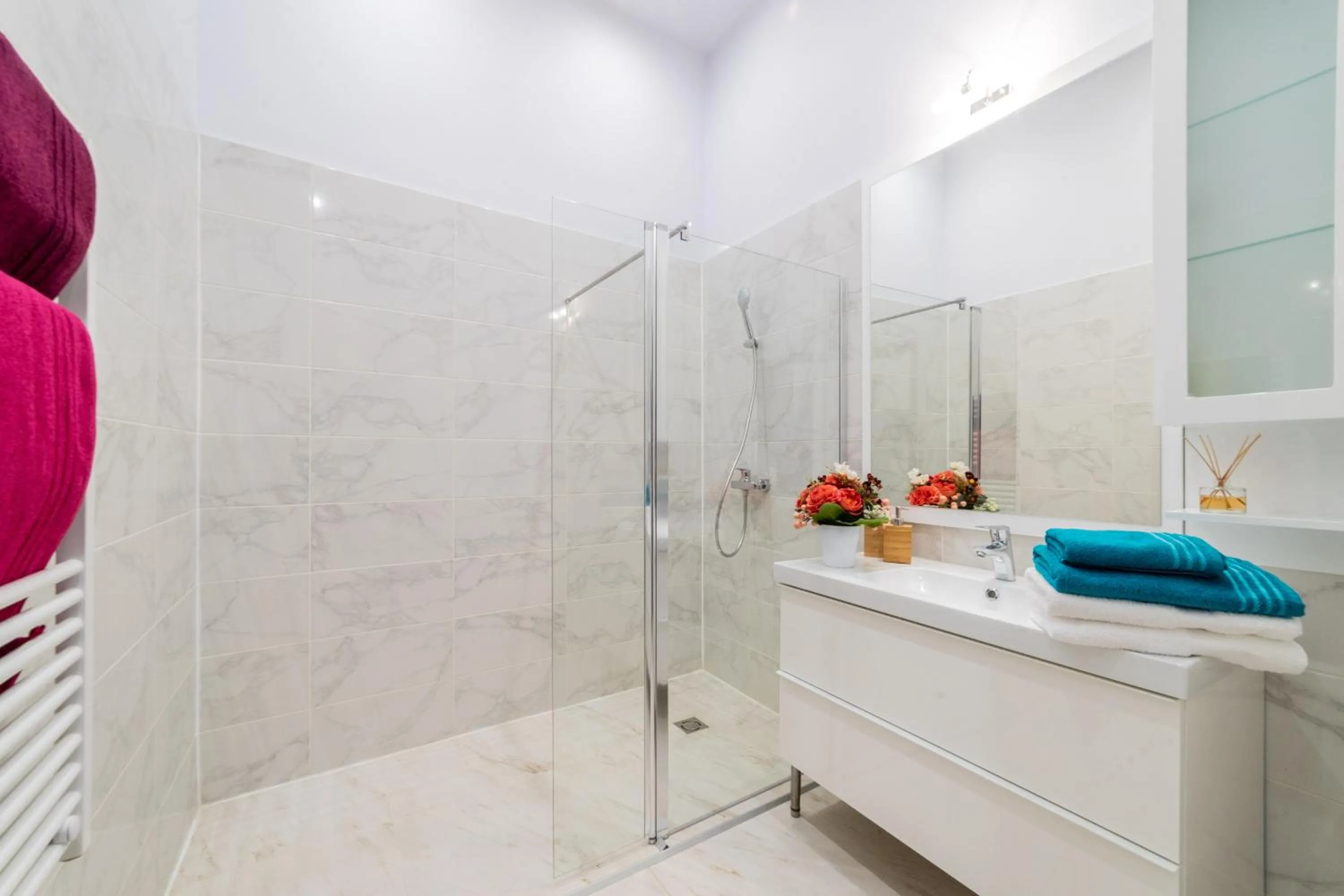 Shower in Global Suites Budapest